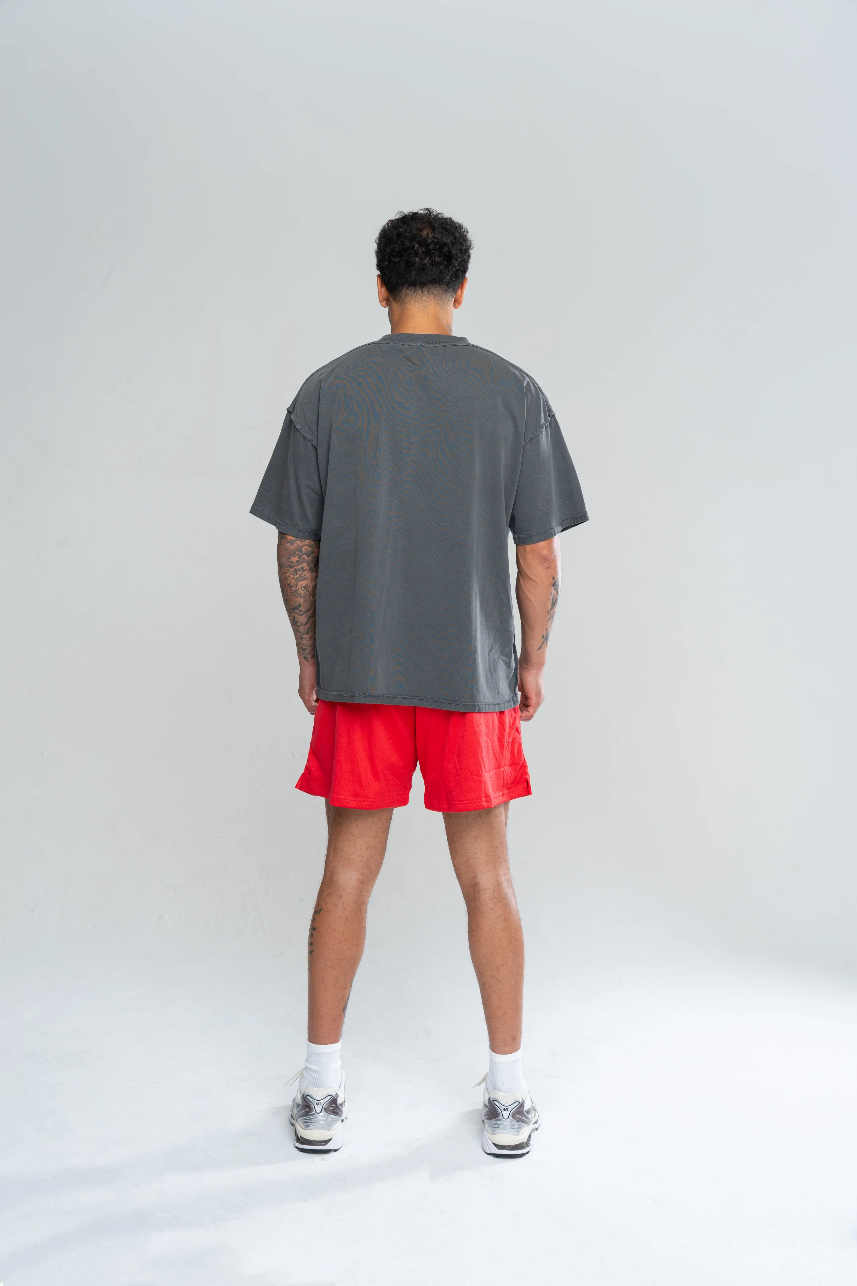 CLASSIC MESH SHORTS - RED - Image 5