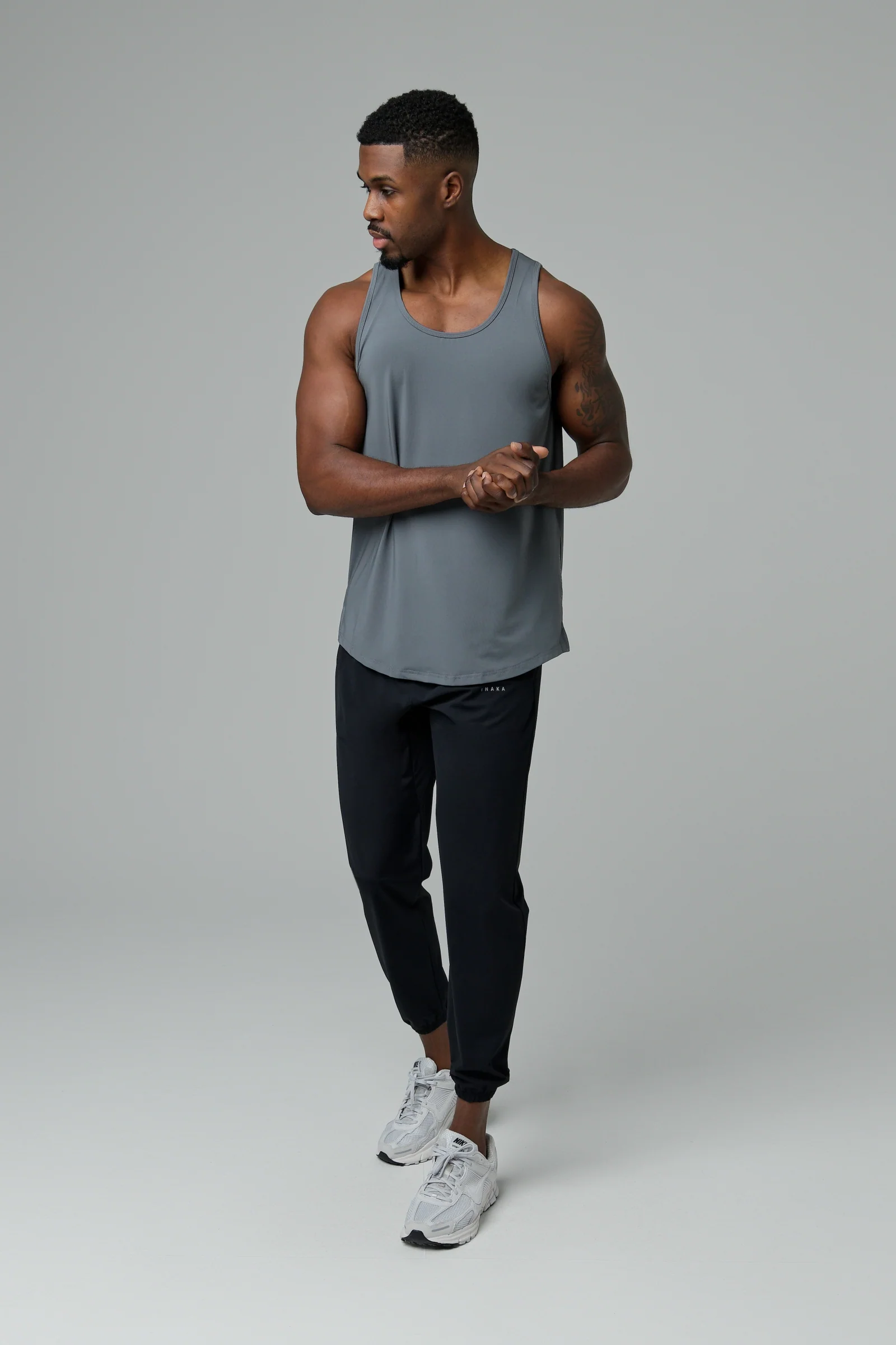 FREEFORM TANK TOP - STEEL GREY - Image 5