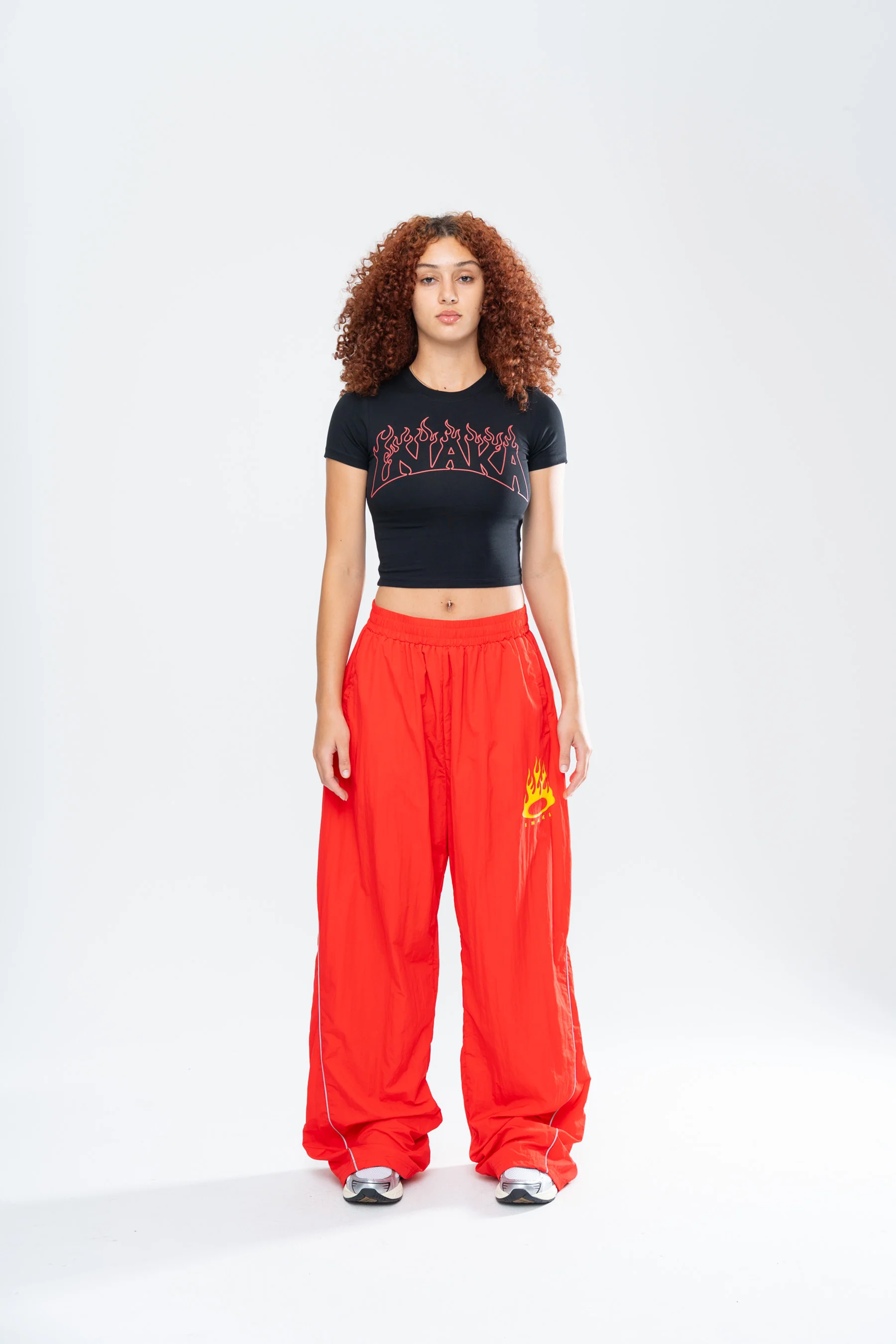 FURY BAGGY TRACKPANTS - RED - Image 5