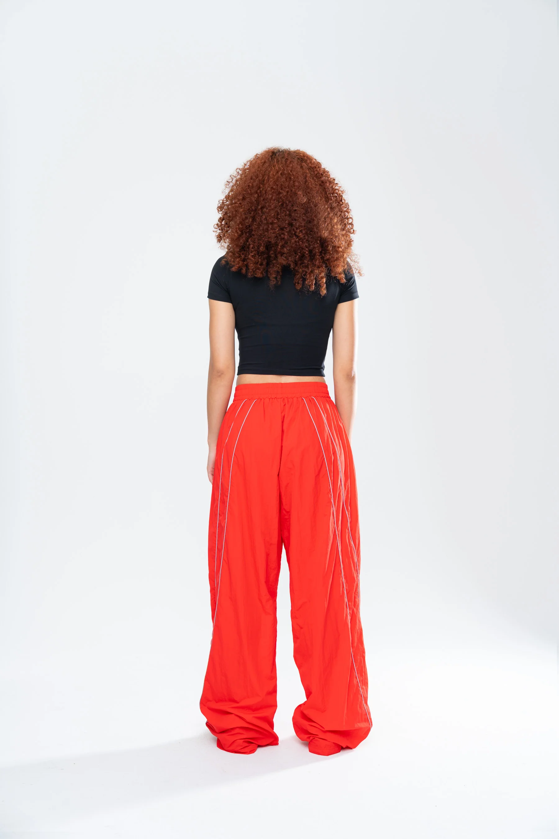 FURY BAGGY TRACKPANTS - RED - Image 6