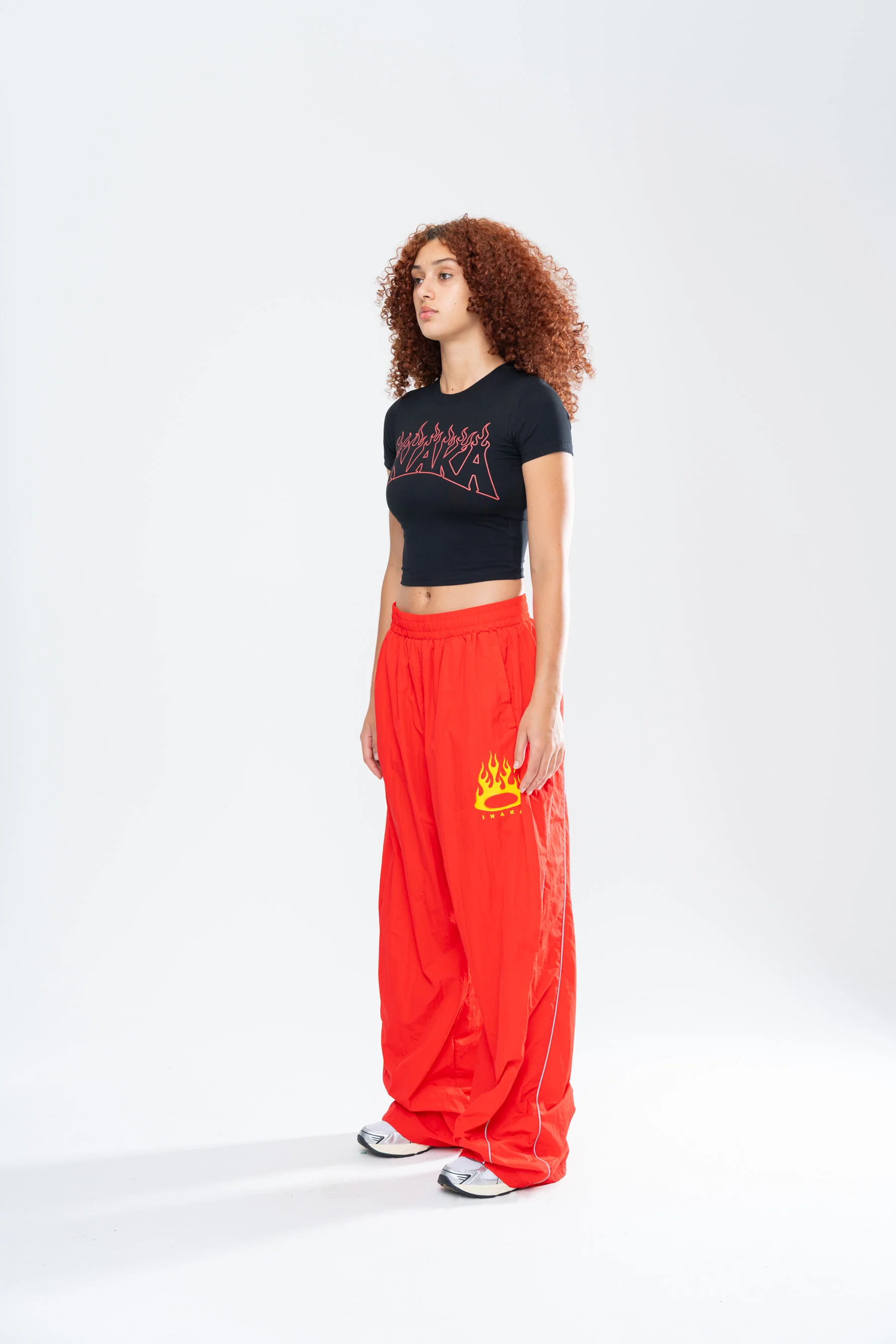 FURY BAGGY TRACKPANTS - RED - Image 7