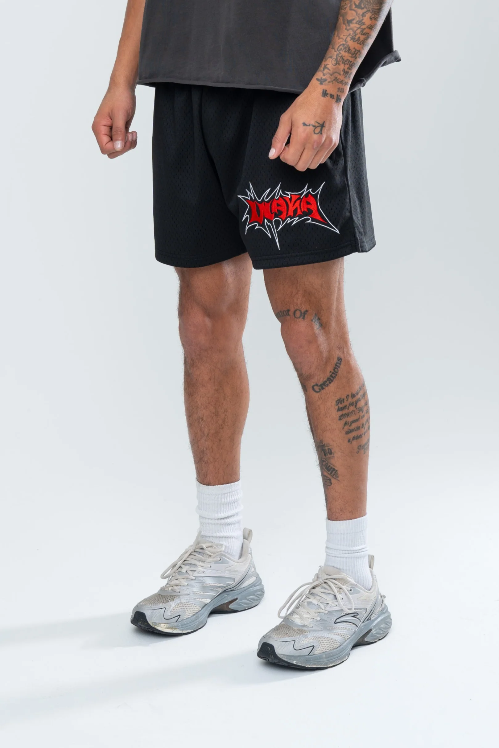 GUERRILLA MESH SHORTS - BLACK - Image 2