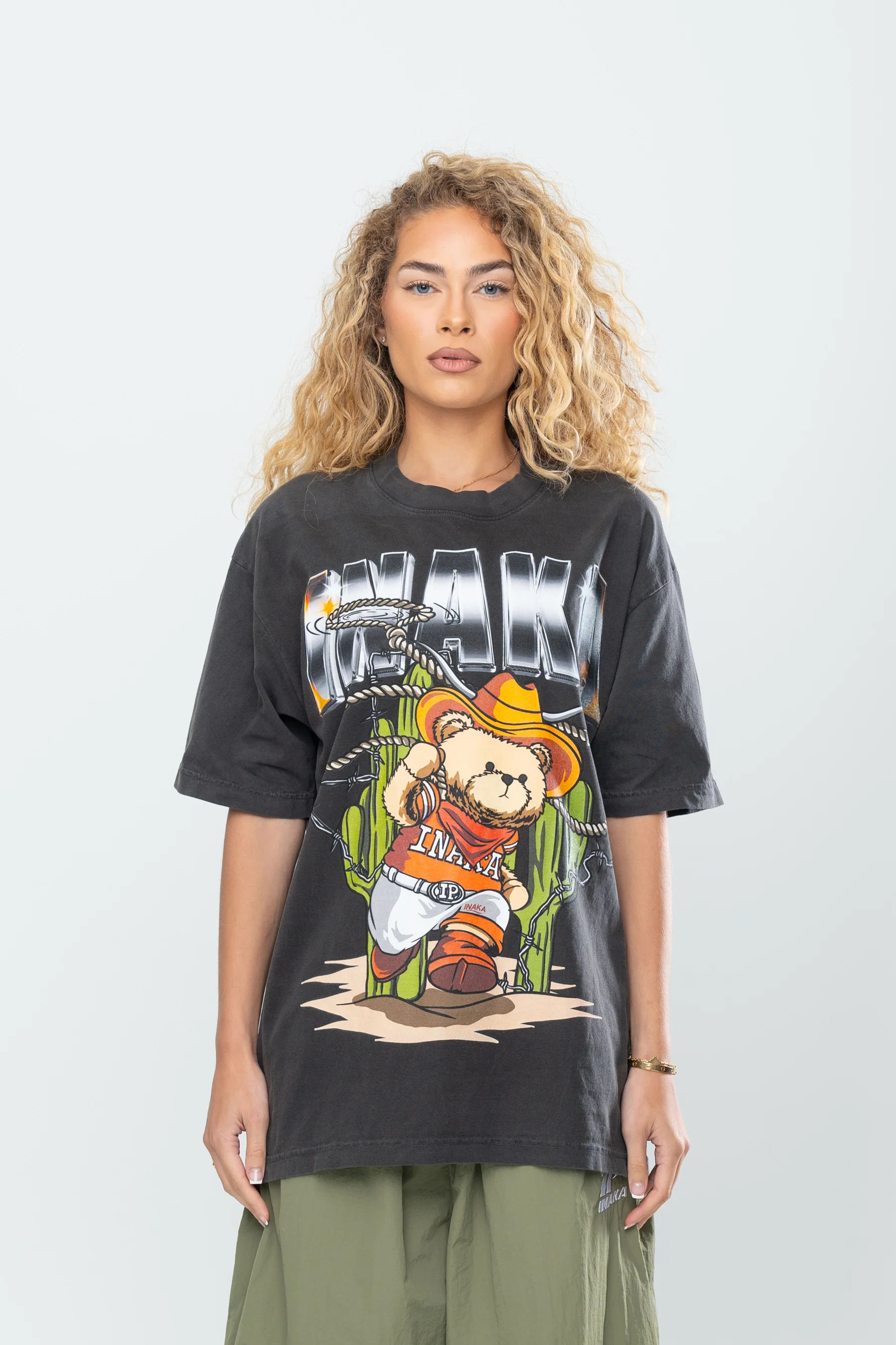 INAKA HOOK ‘EM TEDDY - VINTAGE BLACK - Image 3