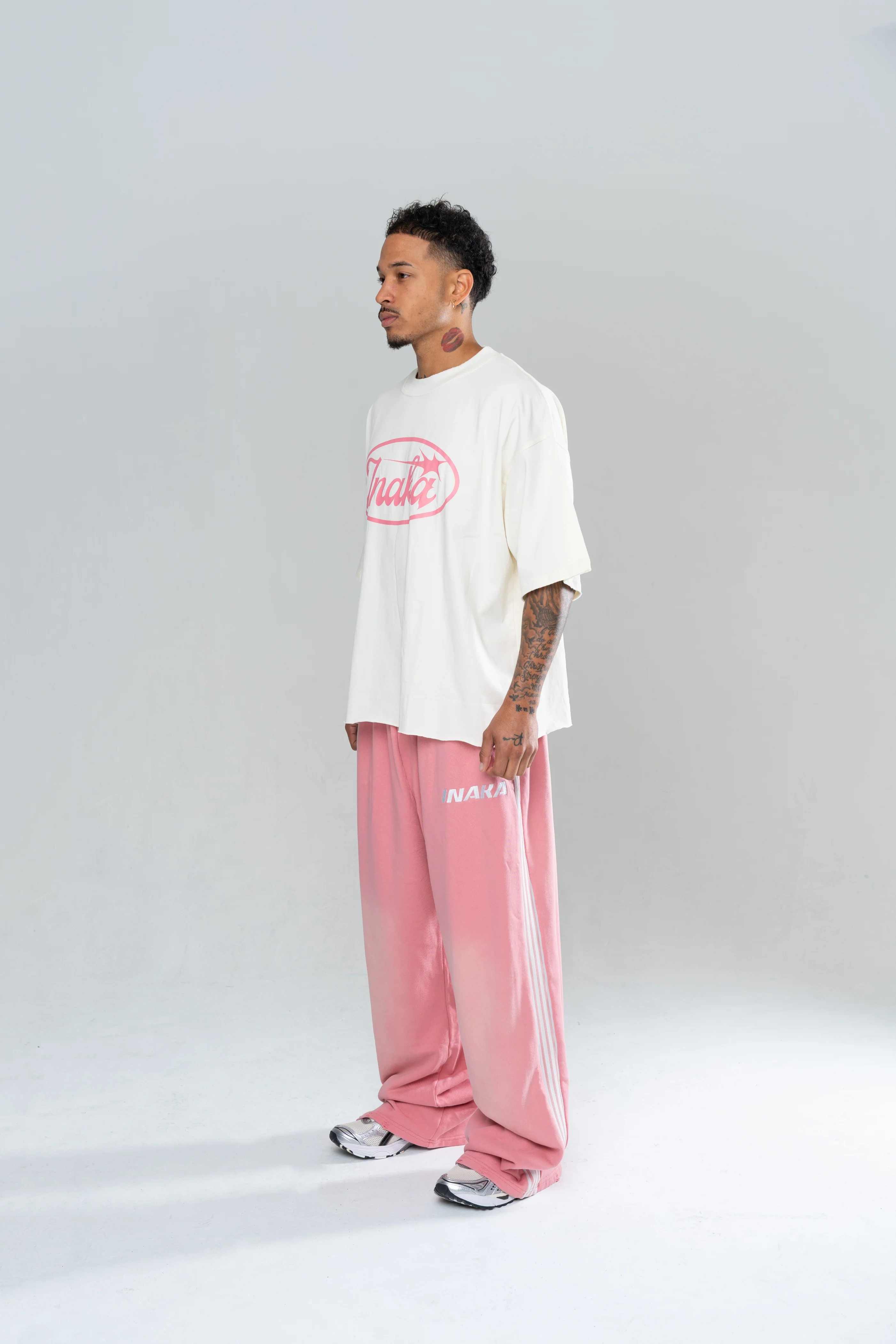ICONIC BAGGY SWEATPANTS - PINK - Image 3