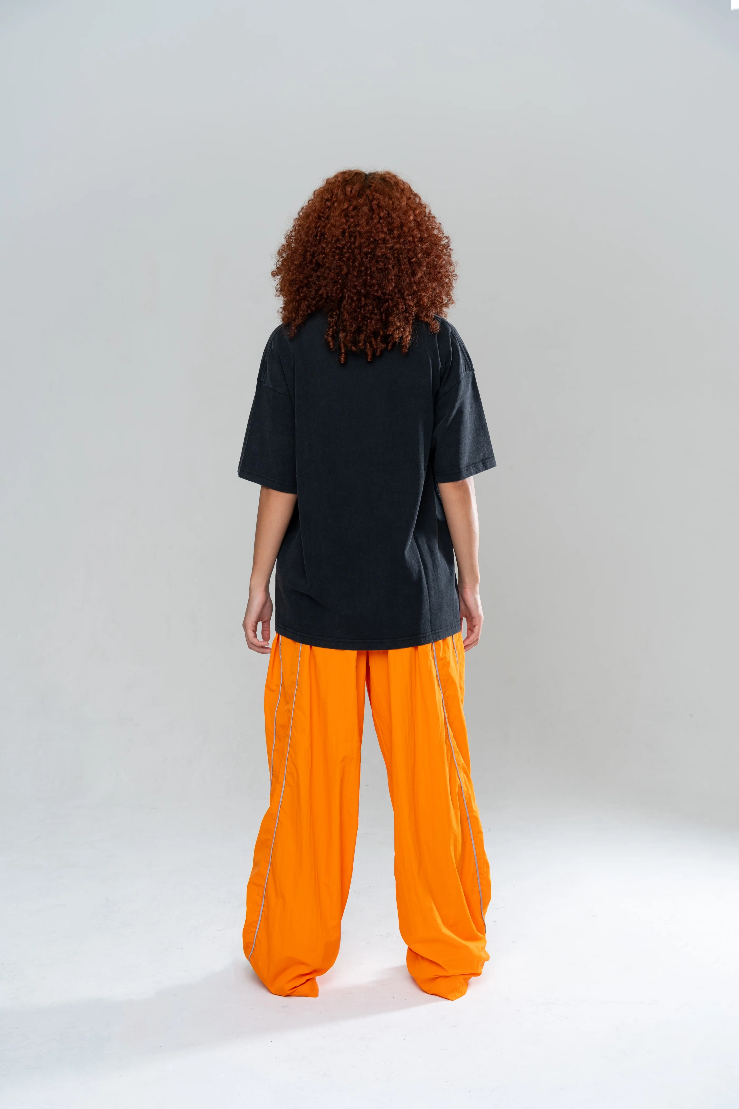 ICONIC BAGGY TRACKPANTS - ORANGE - Image 7