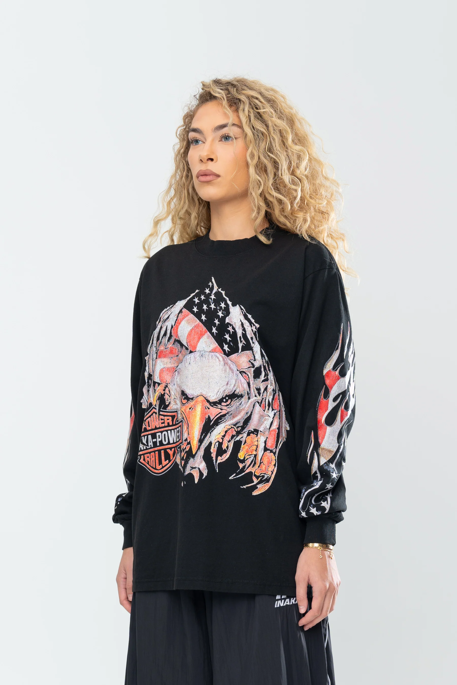 INAKA AMERICANA LONG SLEEVE - BLACK - Image 6