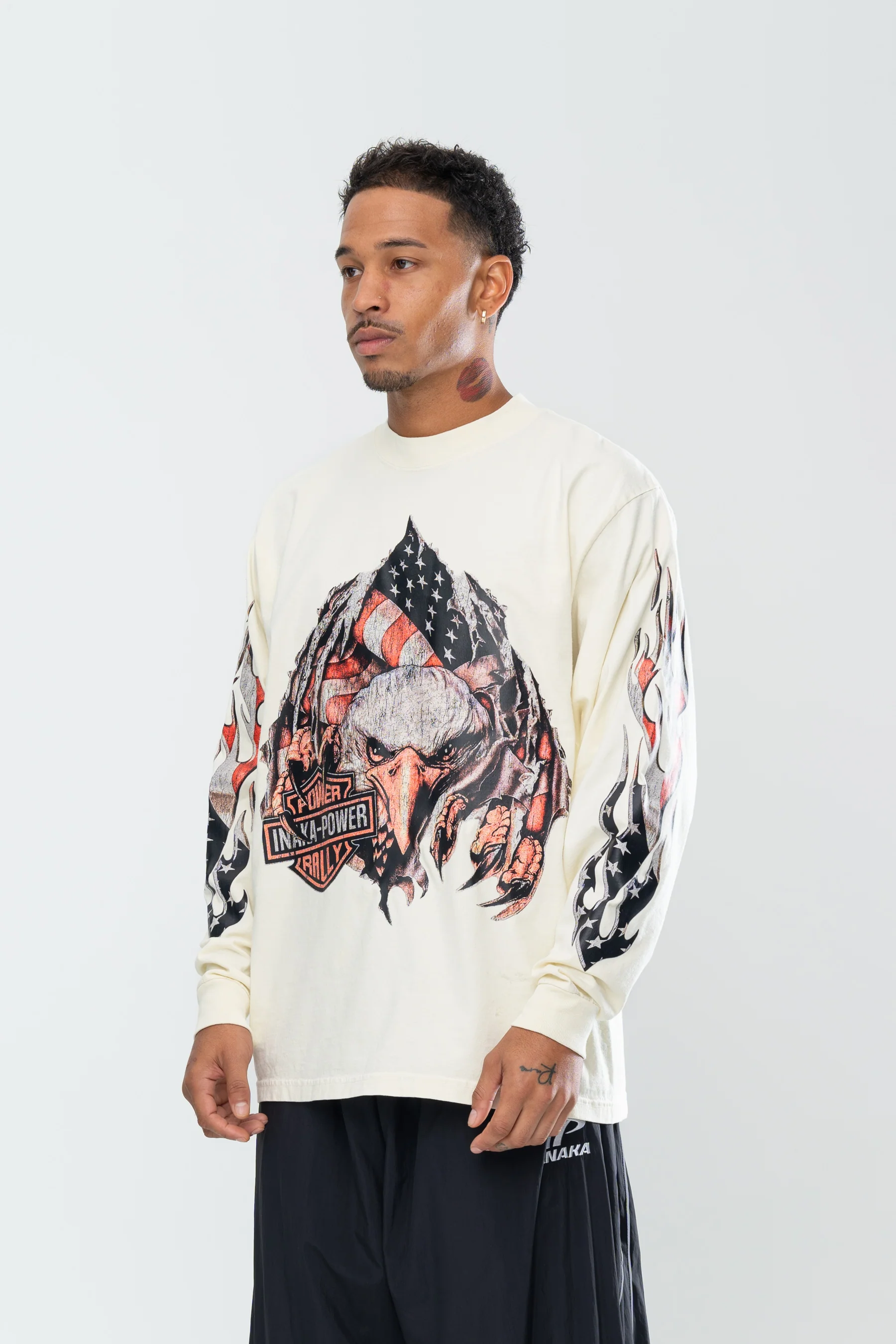 INAKA AMERICANA LONG SLEEVE - CREAM - Image 10