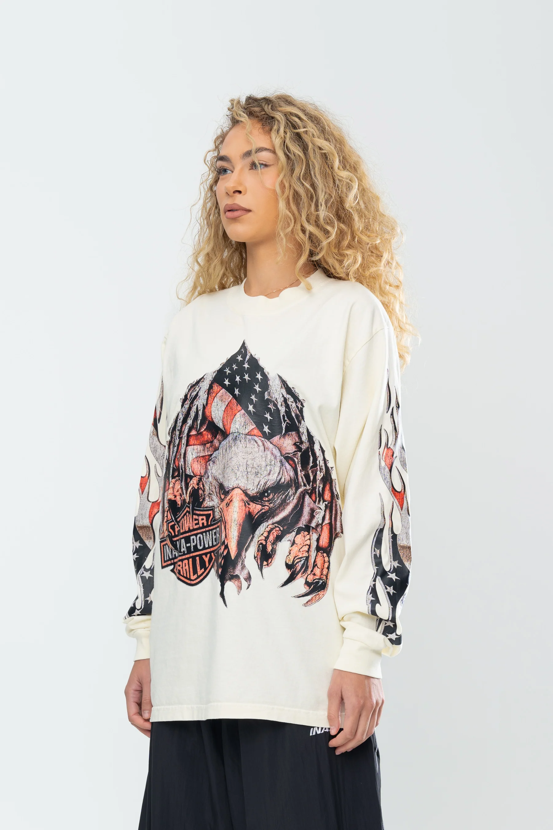 INAKA AMERICANA LONG SLEEVE - CREAM - Image 6