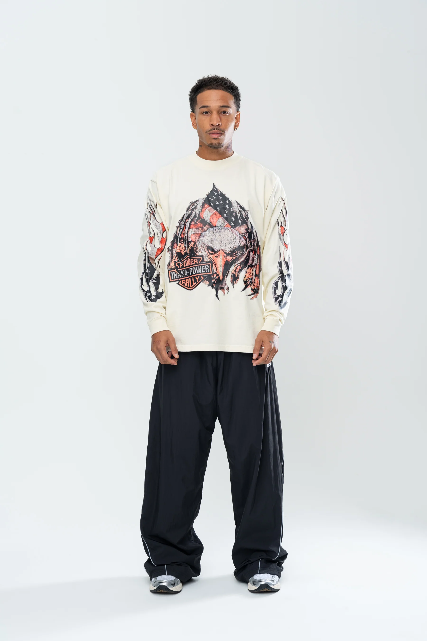 INAKA AMERICANA LONG SLEEVE - CREAM - Image 7