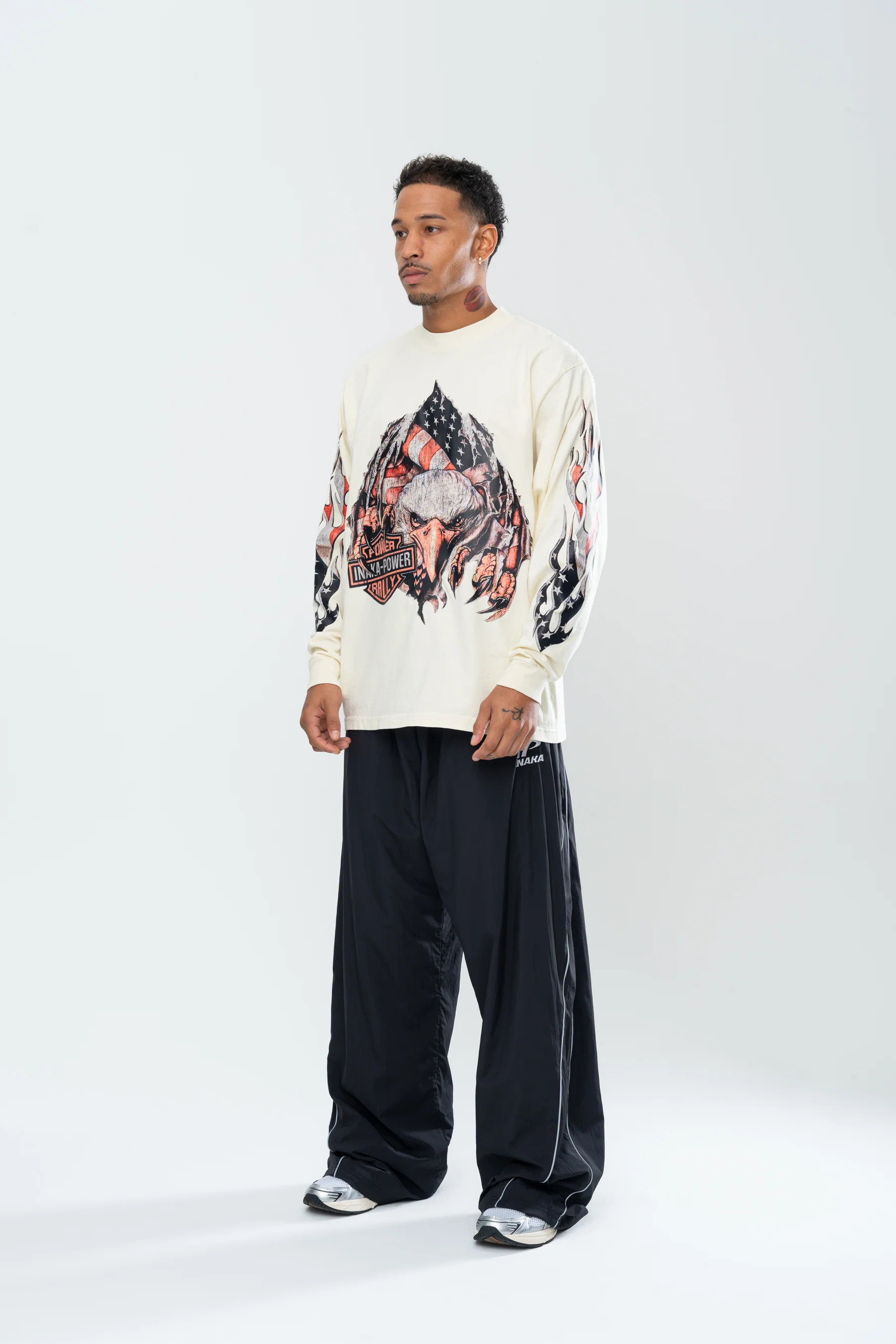 INAKA AMERICANA LONG SLEEVE - CREAM - Image 9