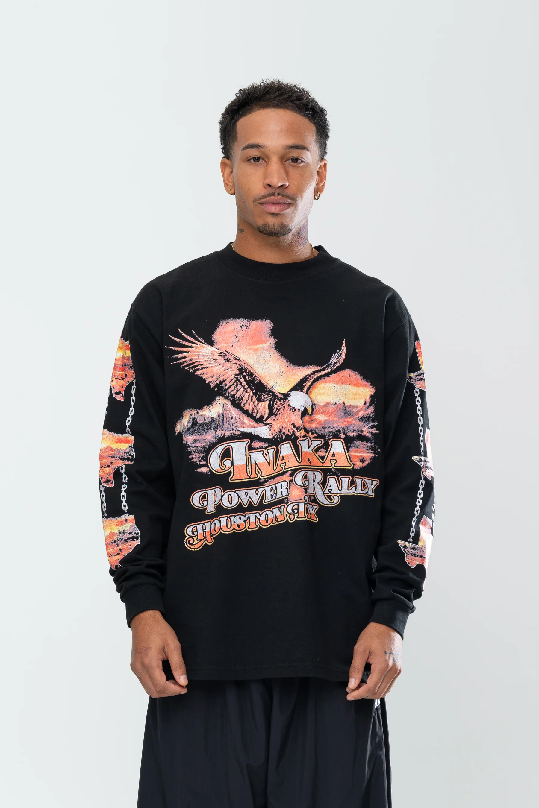 INAKA OUTLAWS LONG SLEEVE - BLACK - Image 10