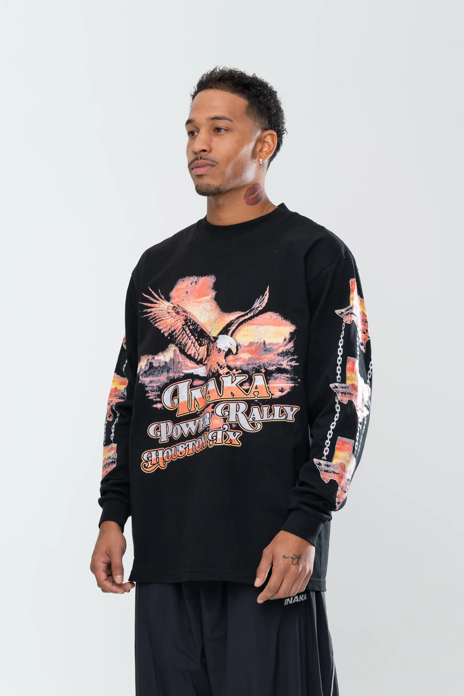 INAKA OUTLAWS LONG SLEEVE - BLACK - Image 12