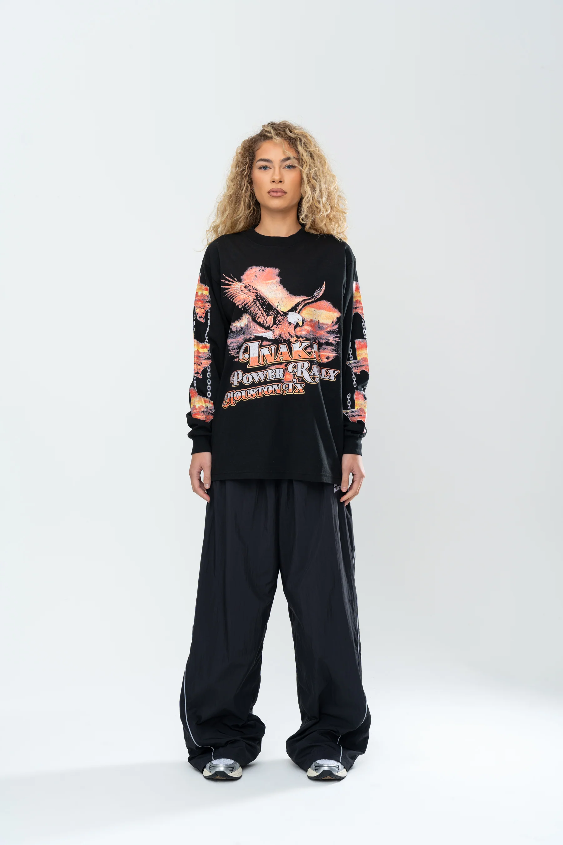 INAKA OUTLAWS LONG SLEEVE - BLACK - Image 3