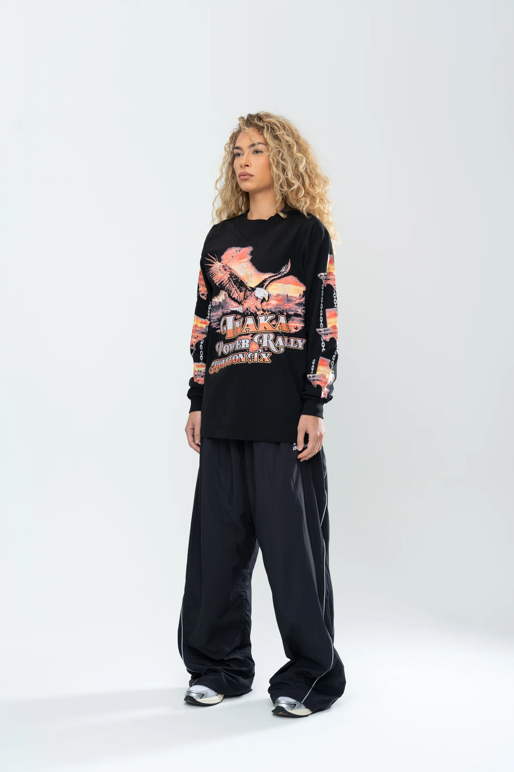 INAKA OUTLAWS LONG SLEEVE - BLACK - Image 5