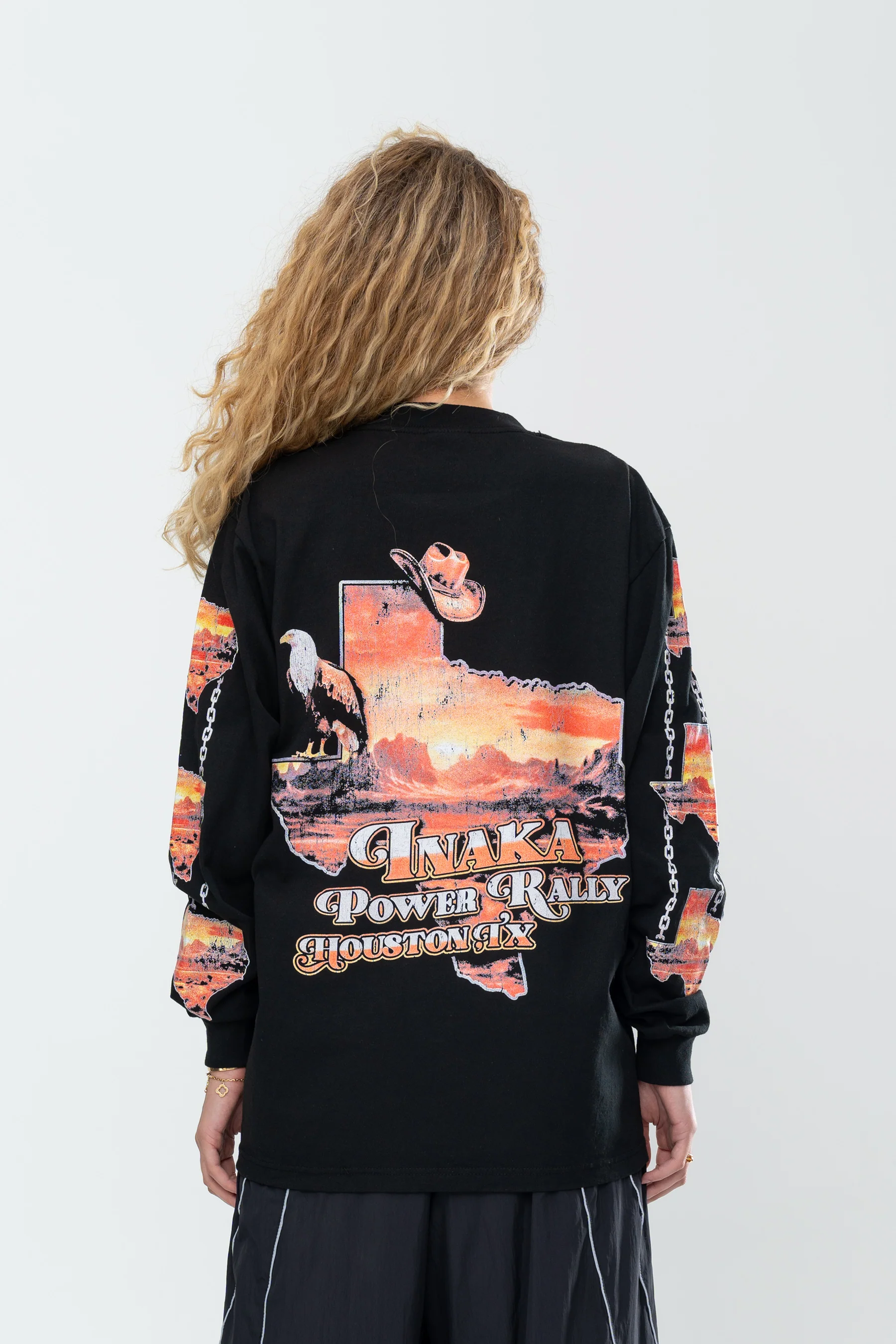 INAKA OUTLAWS LONG SLEEVE - BLACK - Image 8