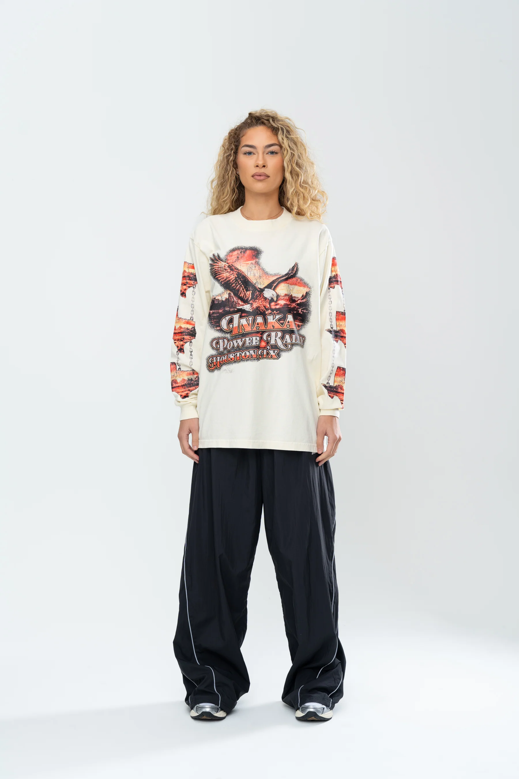 INAKA OUTLAWS LONG SLEEVE - CREAM - Image 3