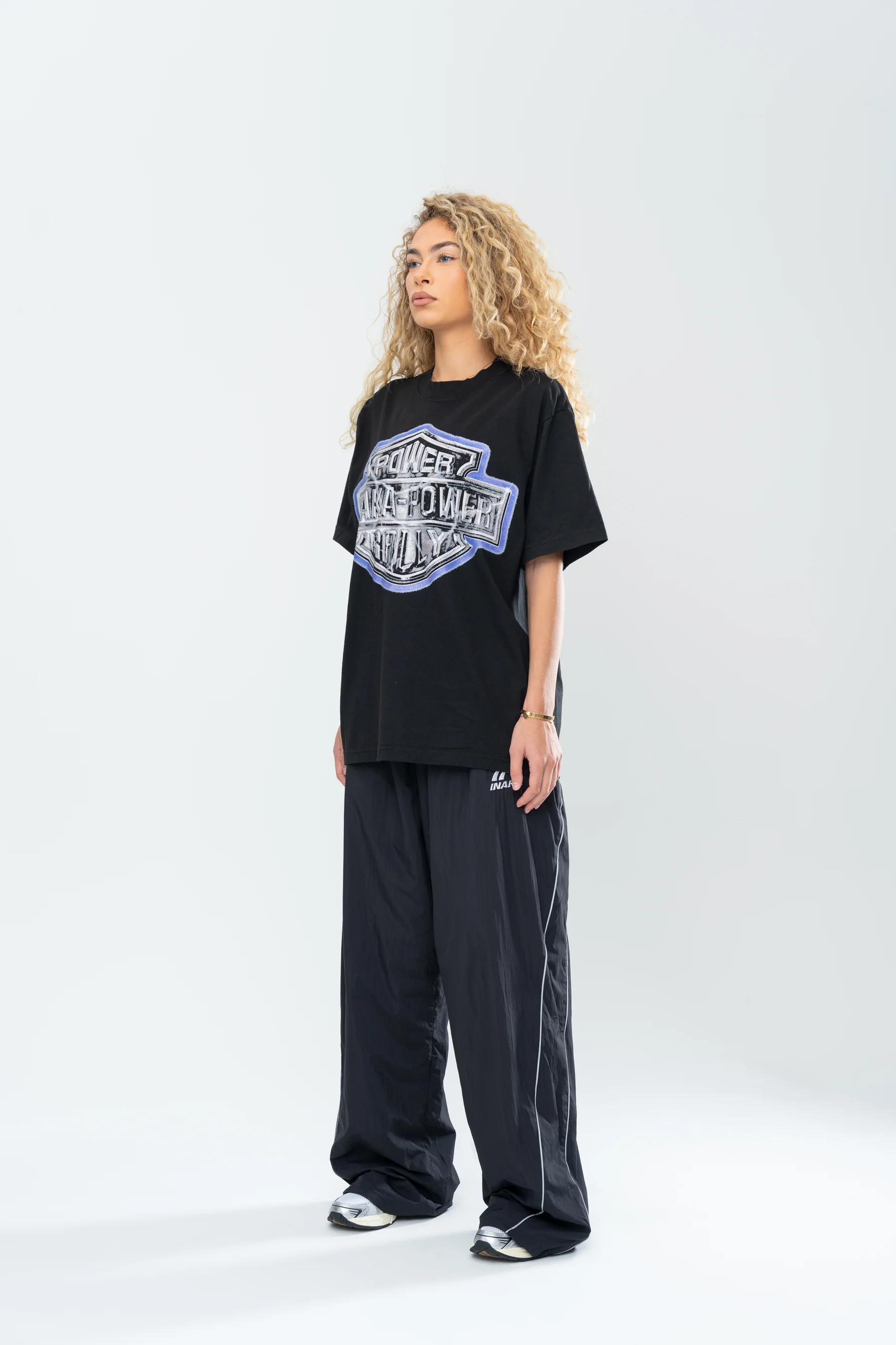 INAKA POWER RALLY TEE - BLACK - Image 4
