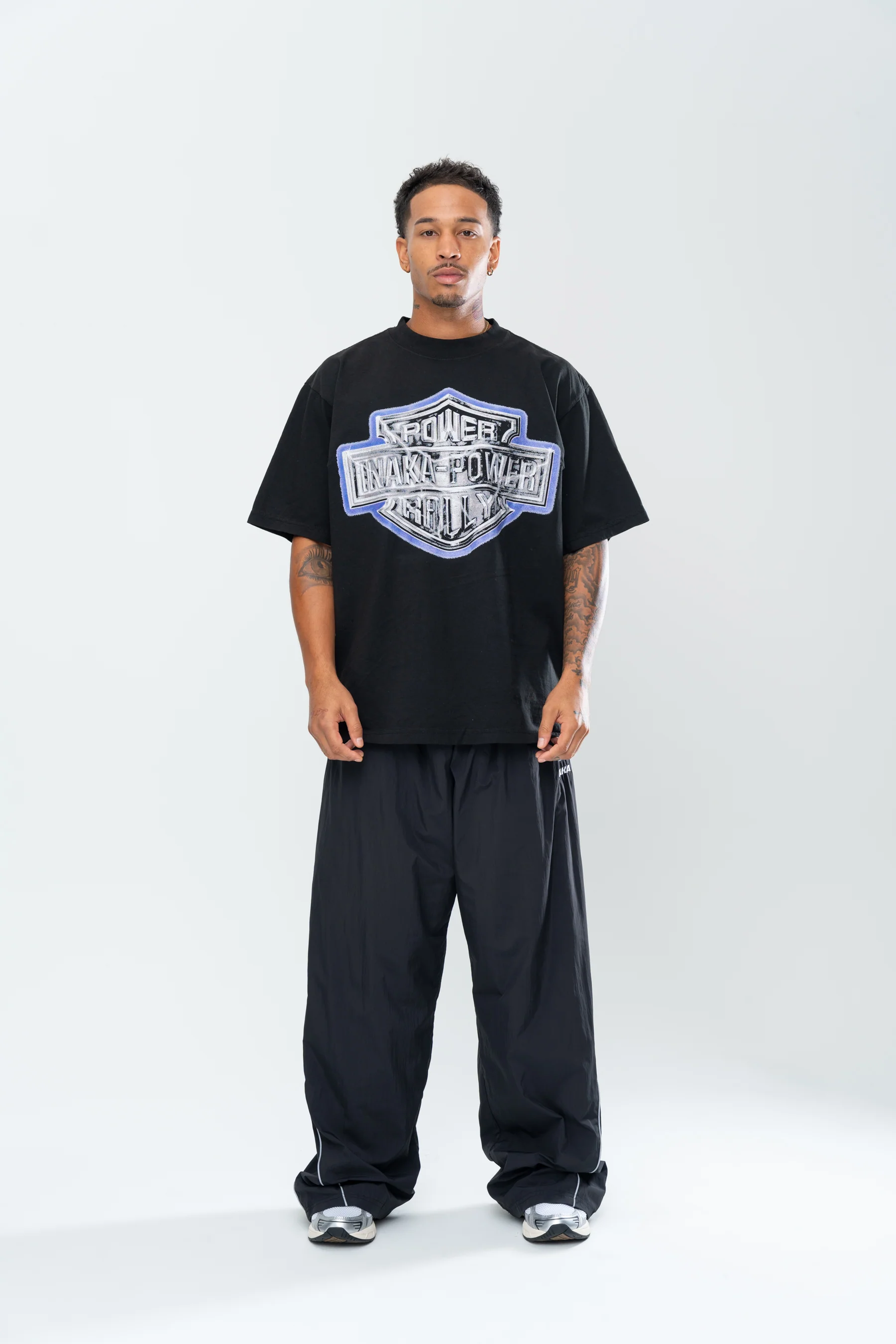 INAKA POWER RALLY TEE - BLACK - Image 6