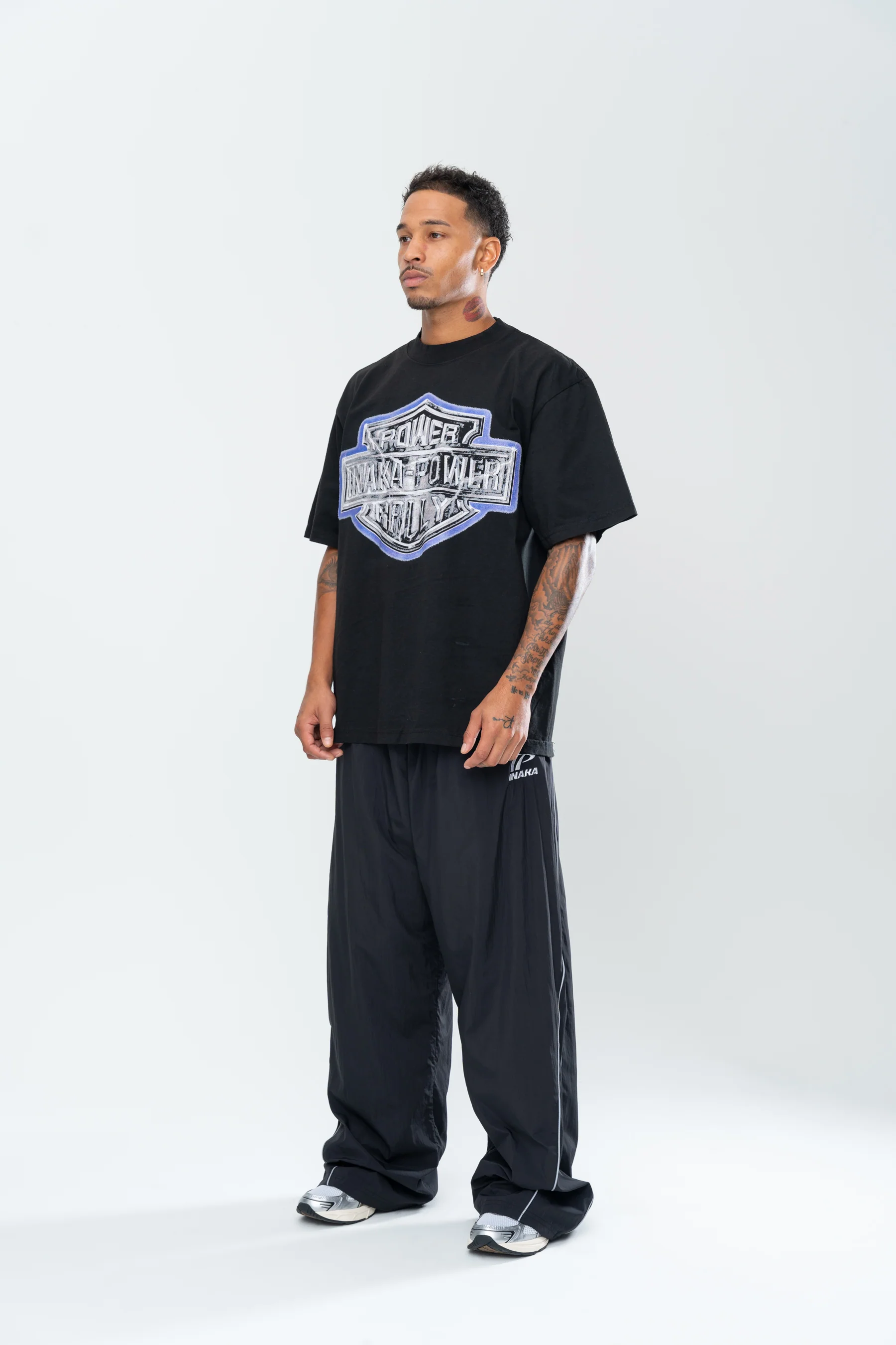 INAKA POWER RALLY TEE - BLACK - Image 8