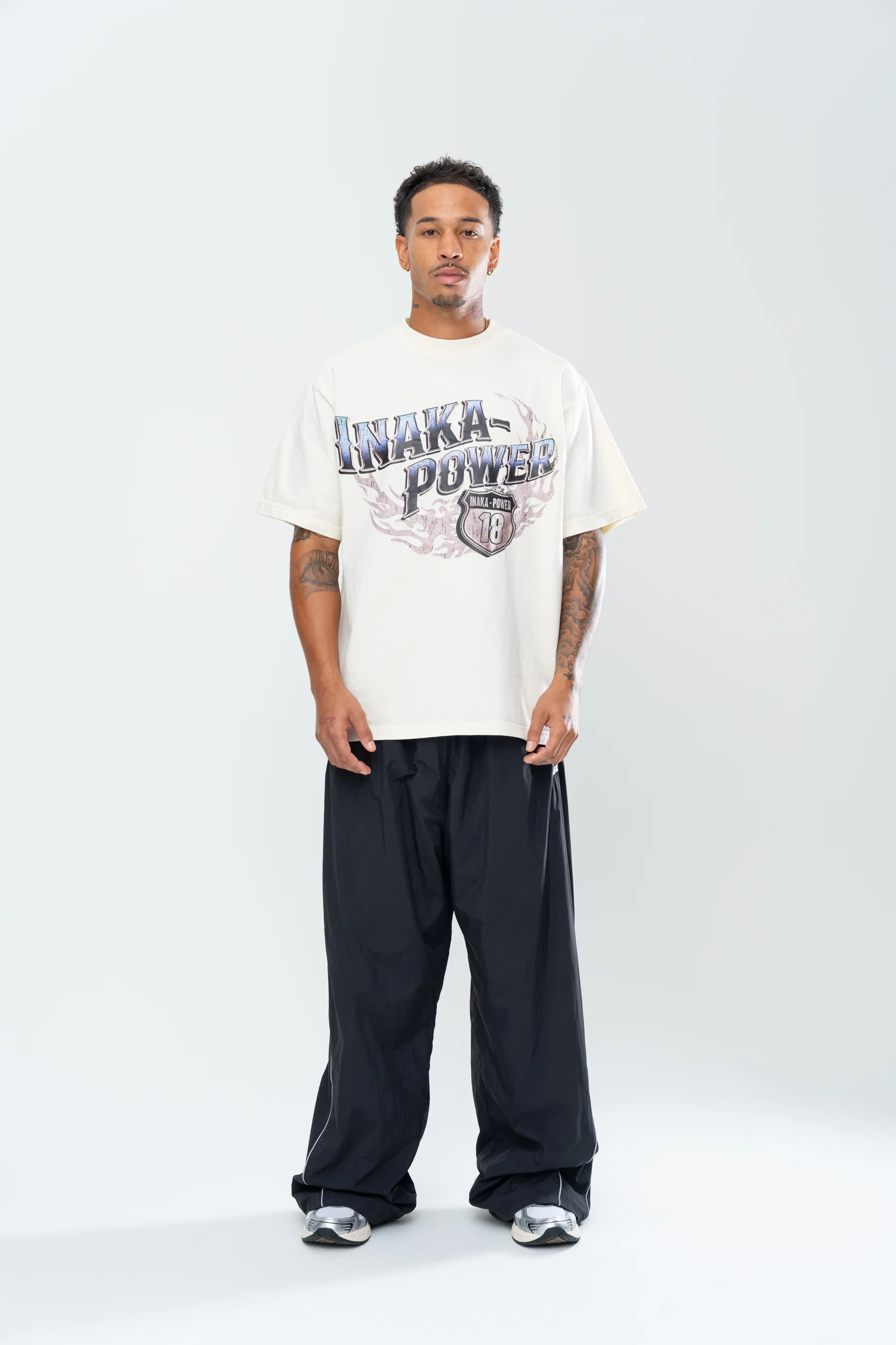 INAKA RADIANT FLAME TEE - CREAM - Image 3