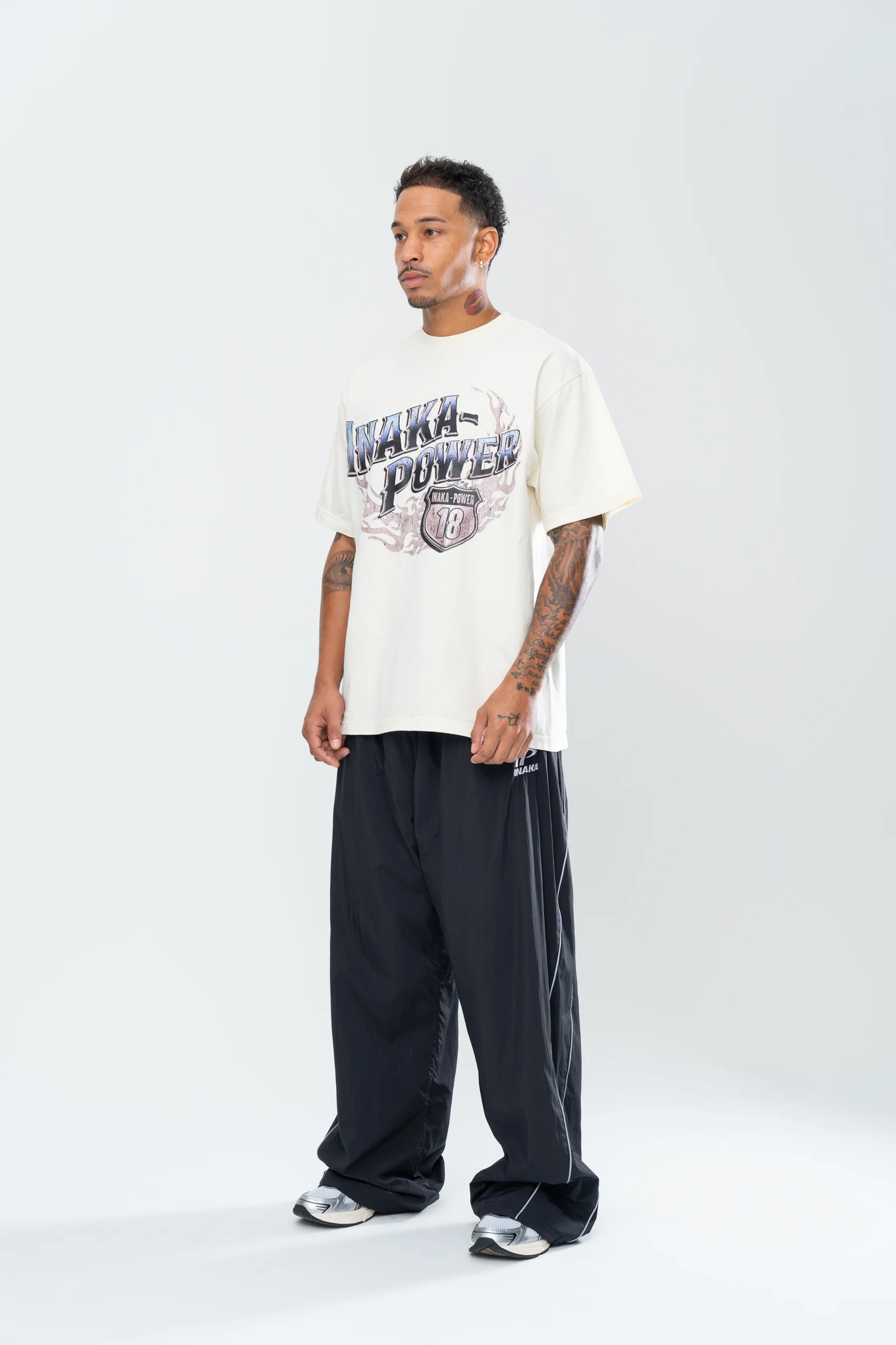 INAKA RADIANT FLAME TEE - CREAM - Image 4