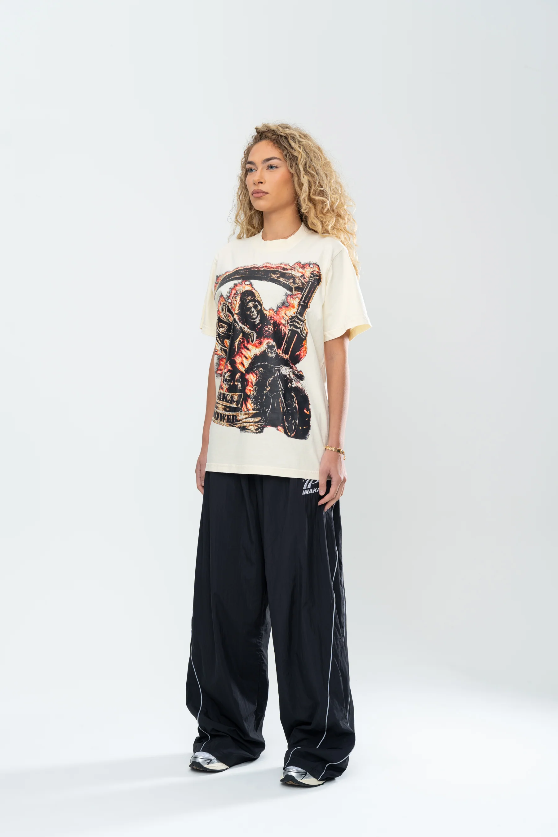 INAKA ROAD REAPER TEE - CREAM - Image 4