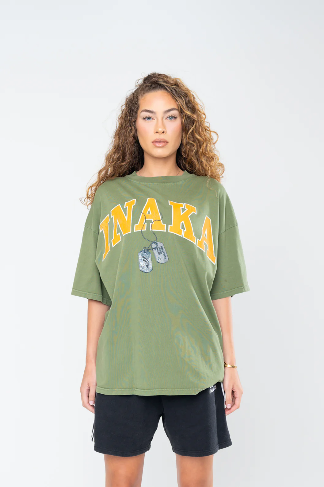 INAKA VET TEE - VINTAGE OLIVE - Image 3