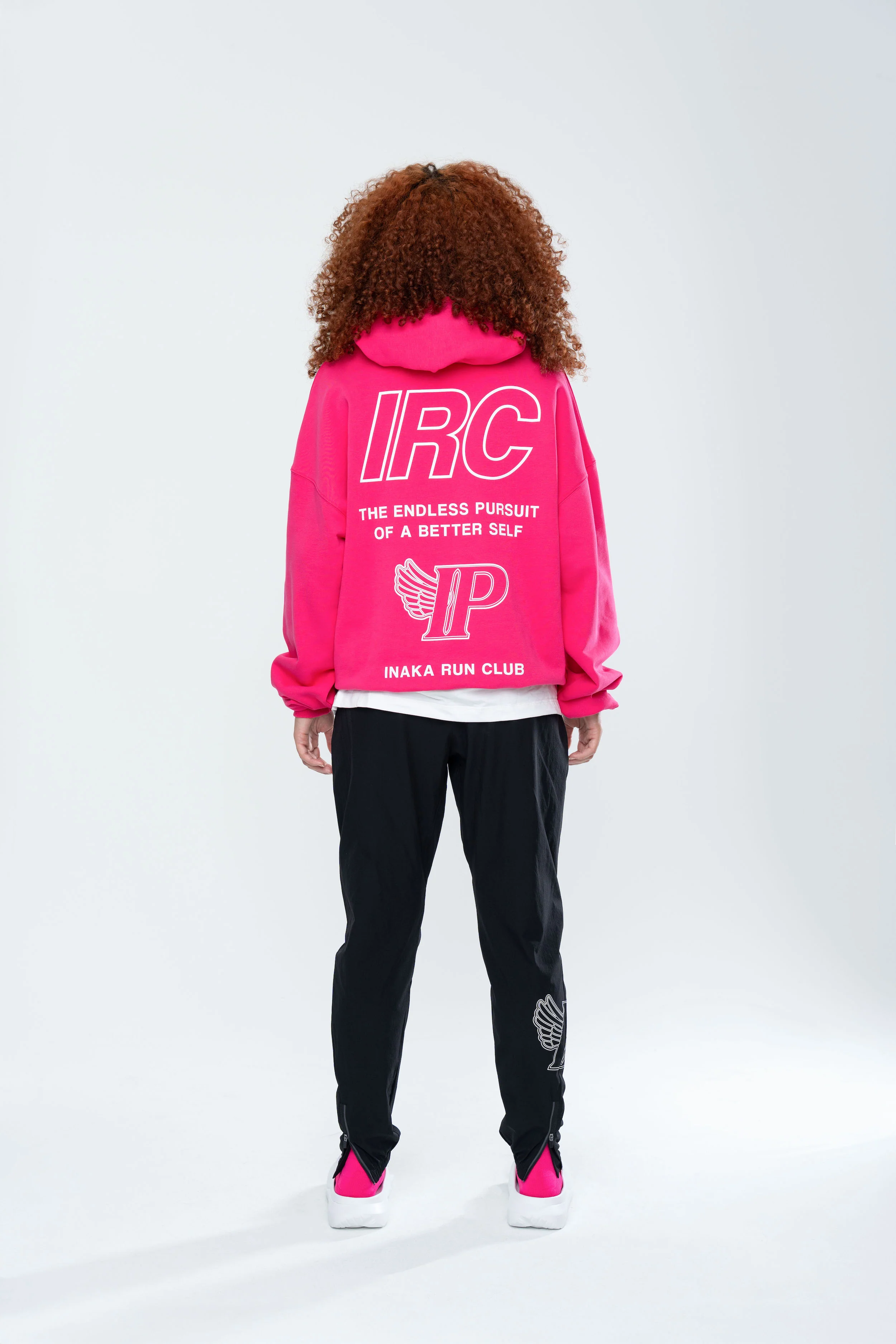 IRC TEAM HOODIE - ELECTRIC PINK - Image 11