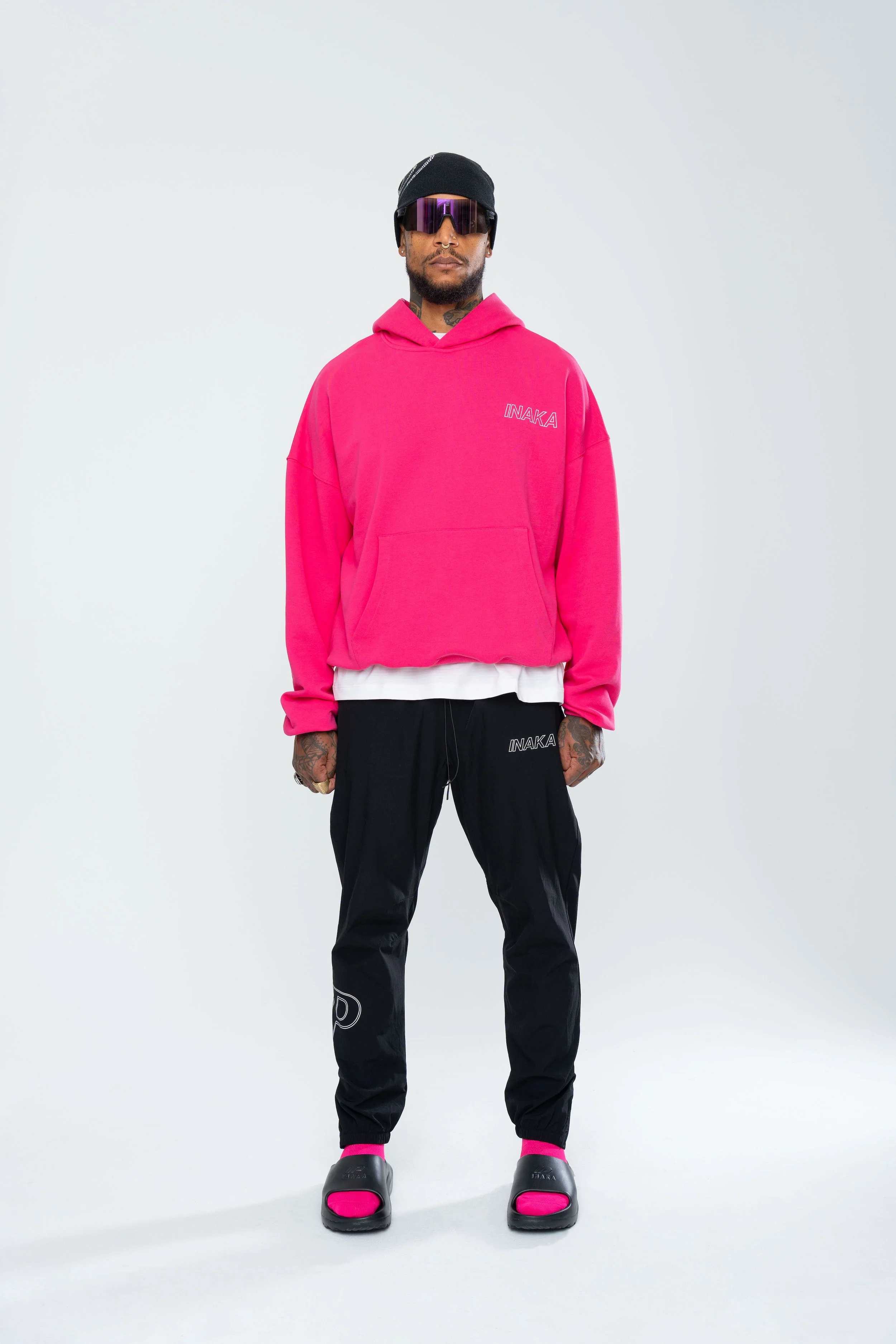 IRC TEAM HOODIE - ELECTRIC PINK - Image 3
