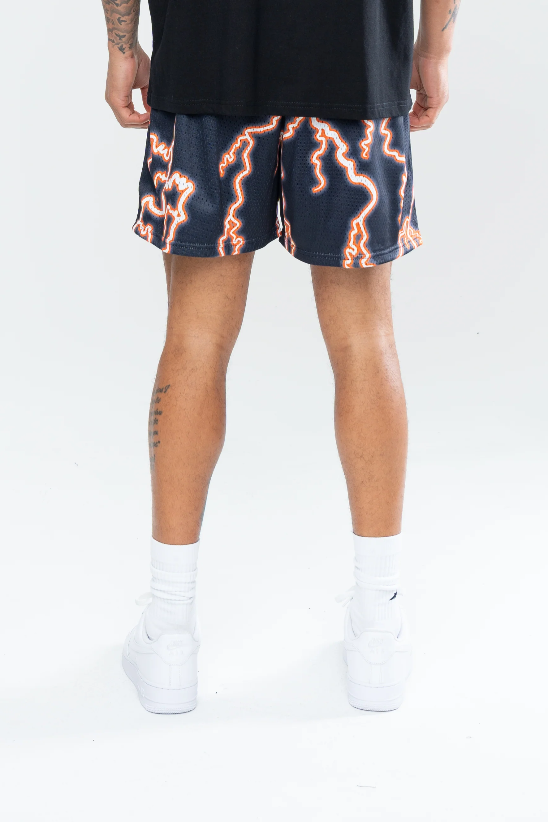 THUNDERSTRUCK MESH SHORTS - GOLD - Image 5
