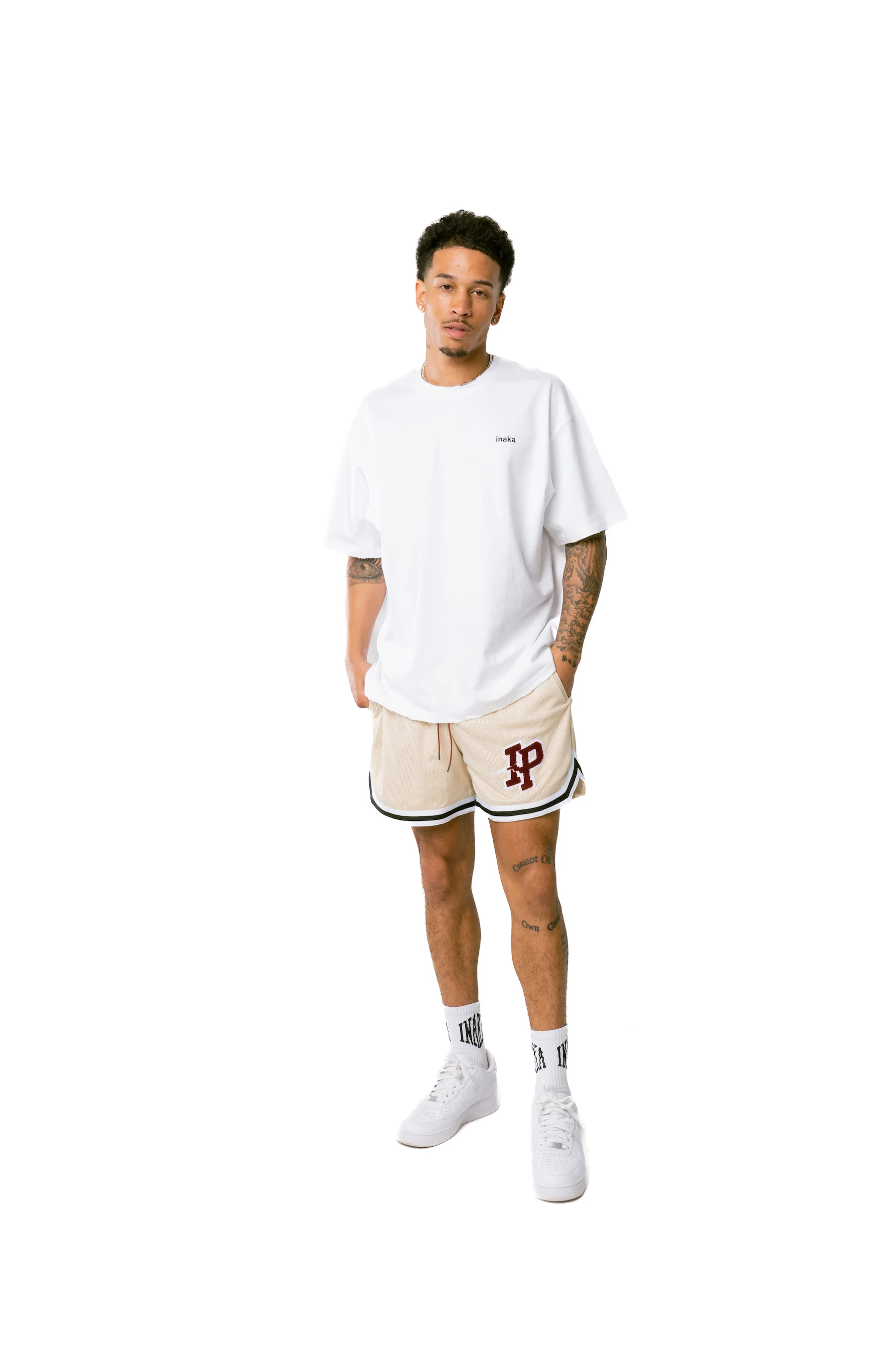 MEN'S LEAGUE MESH SHORTS - BEIGE - Image 12