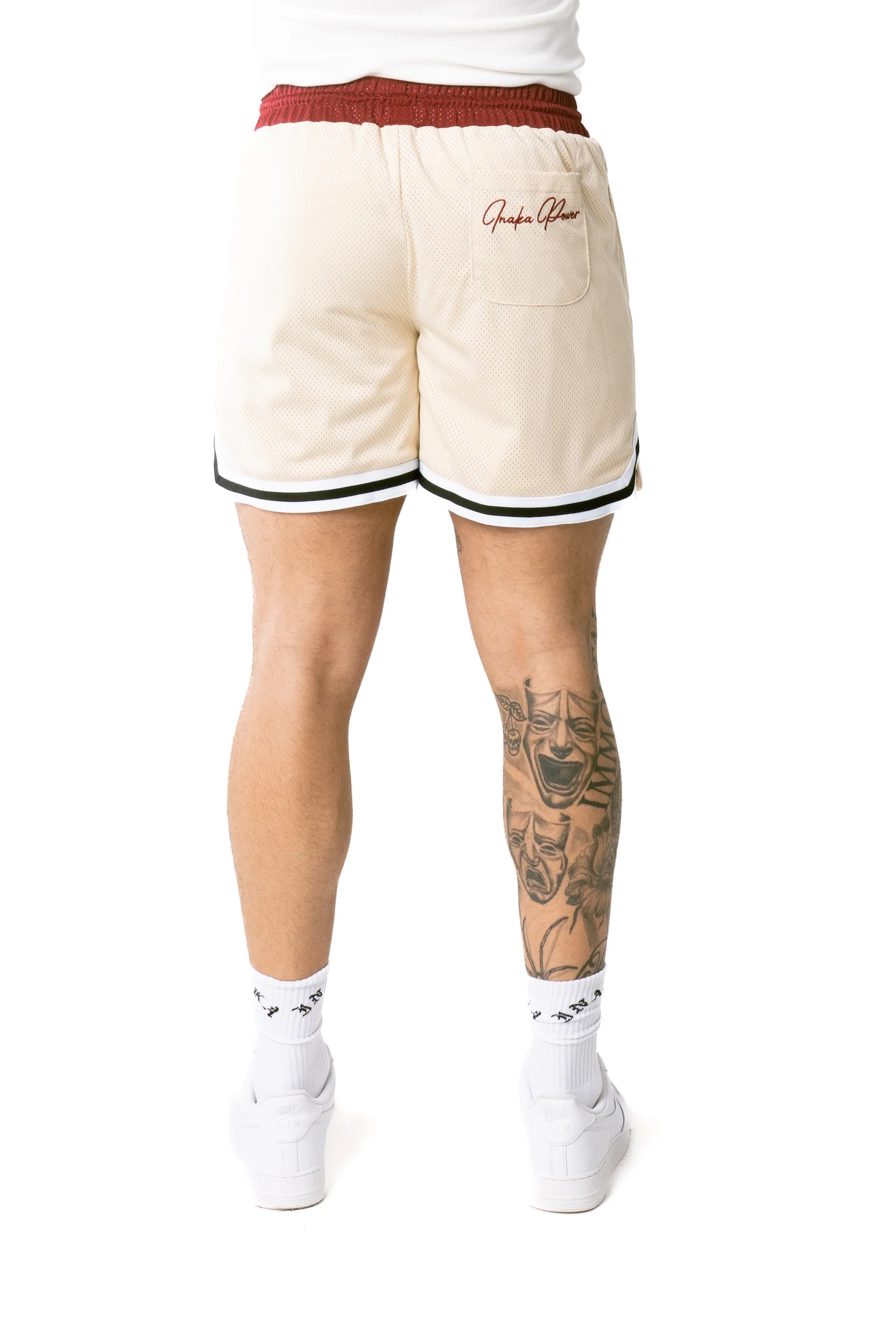 MEN'S LEAGUE MESH SHORTS - BEIGE - Image 5