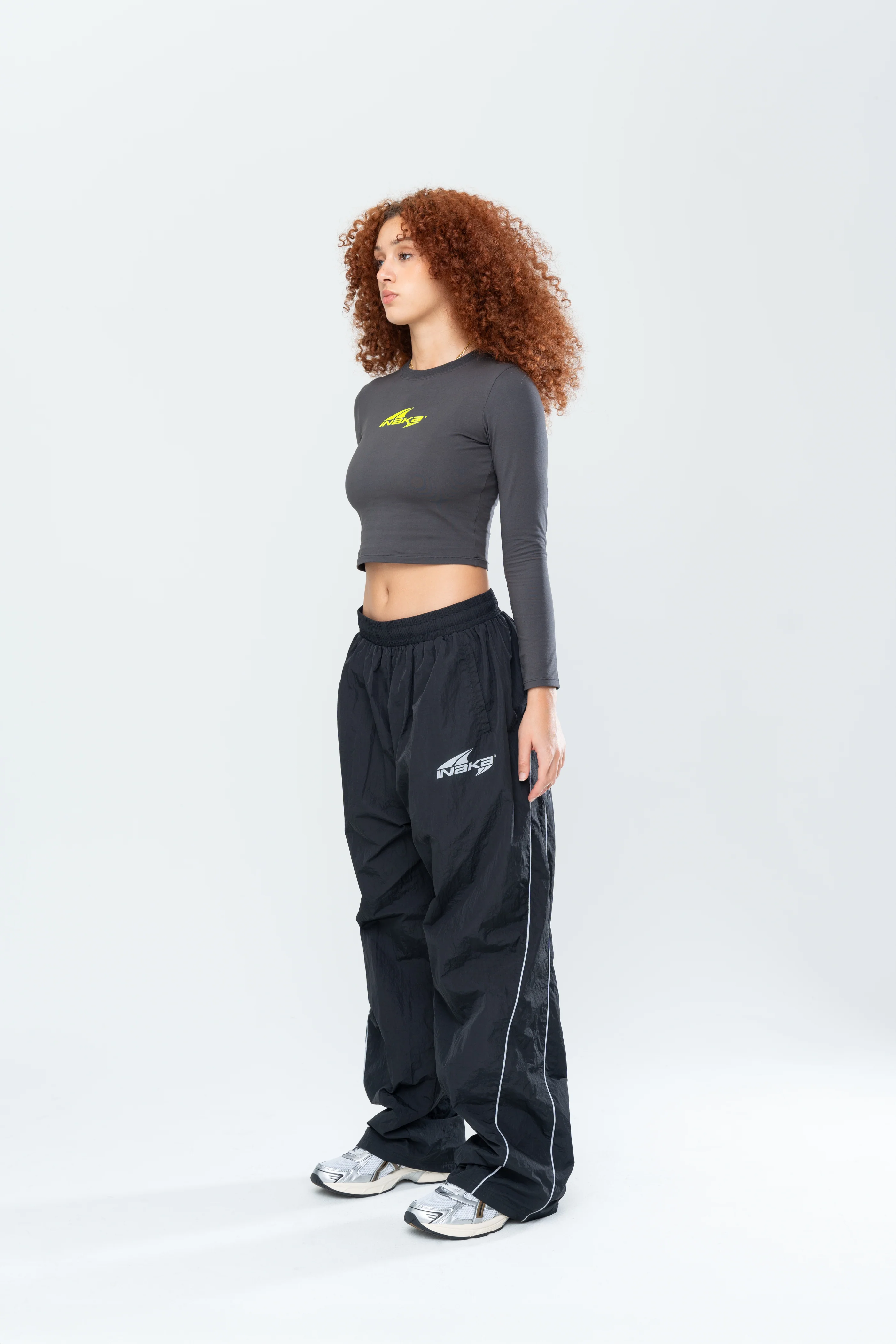 TUNDRA BAGGY TRACK PANTS - BLACK - Image 6