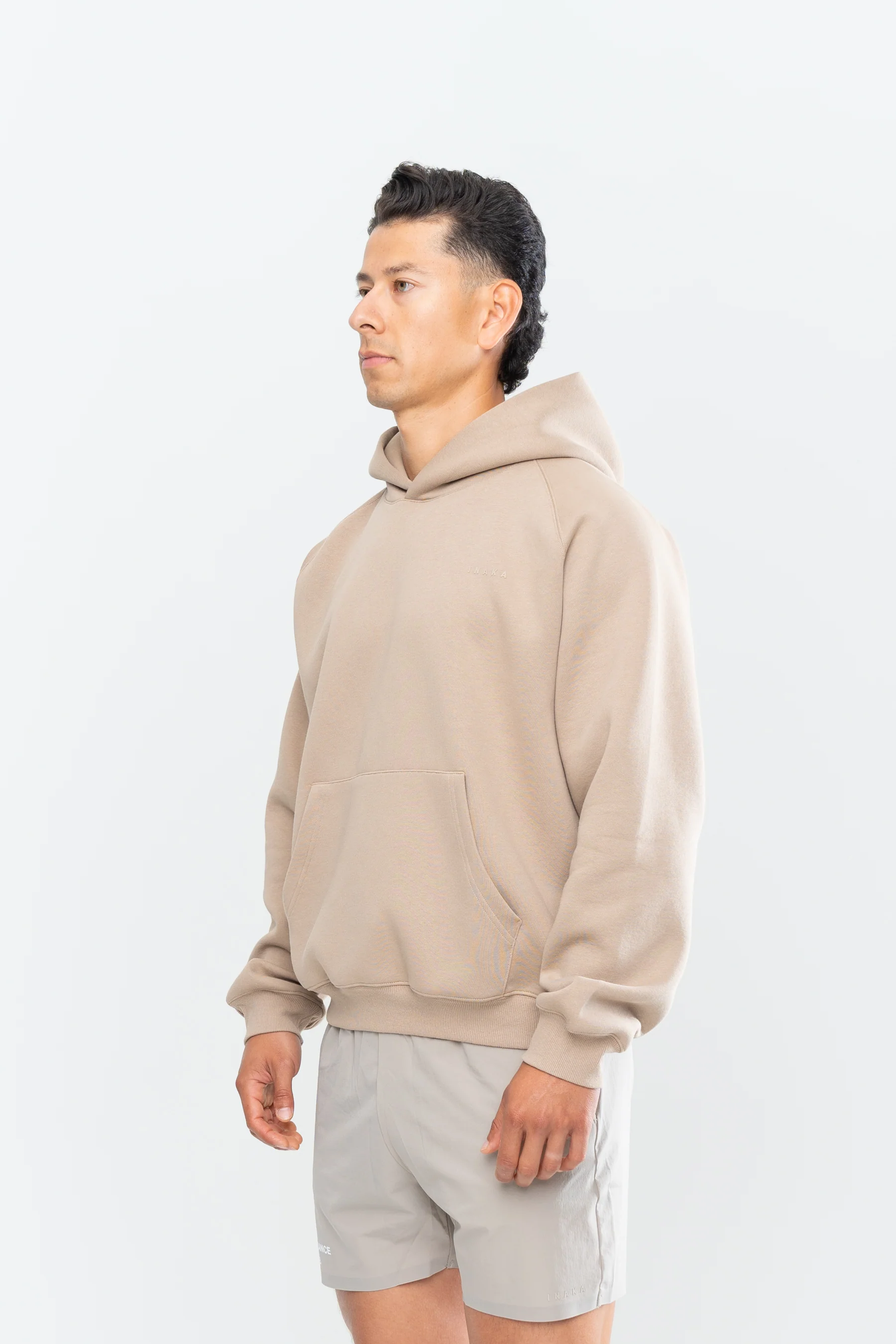 PERFORMANCE CLUB HOODIE - TAUPE - Image 6