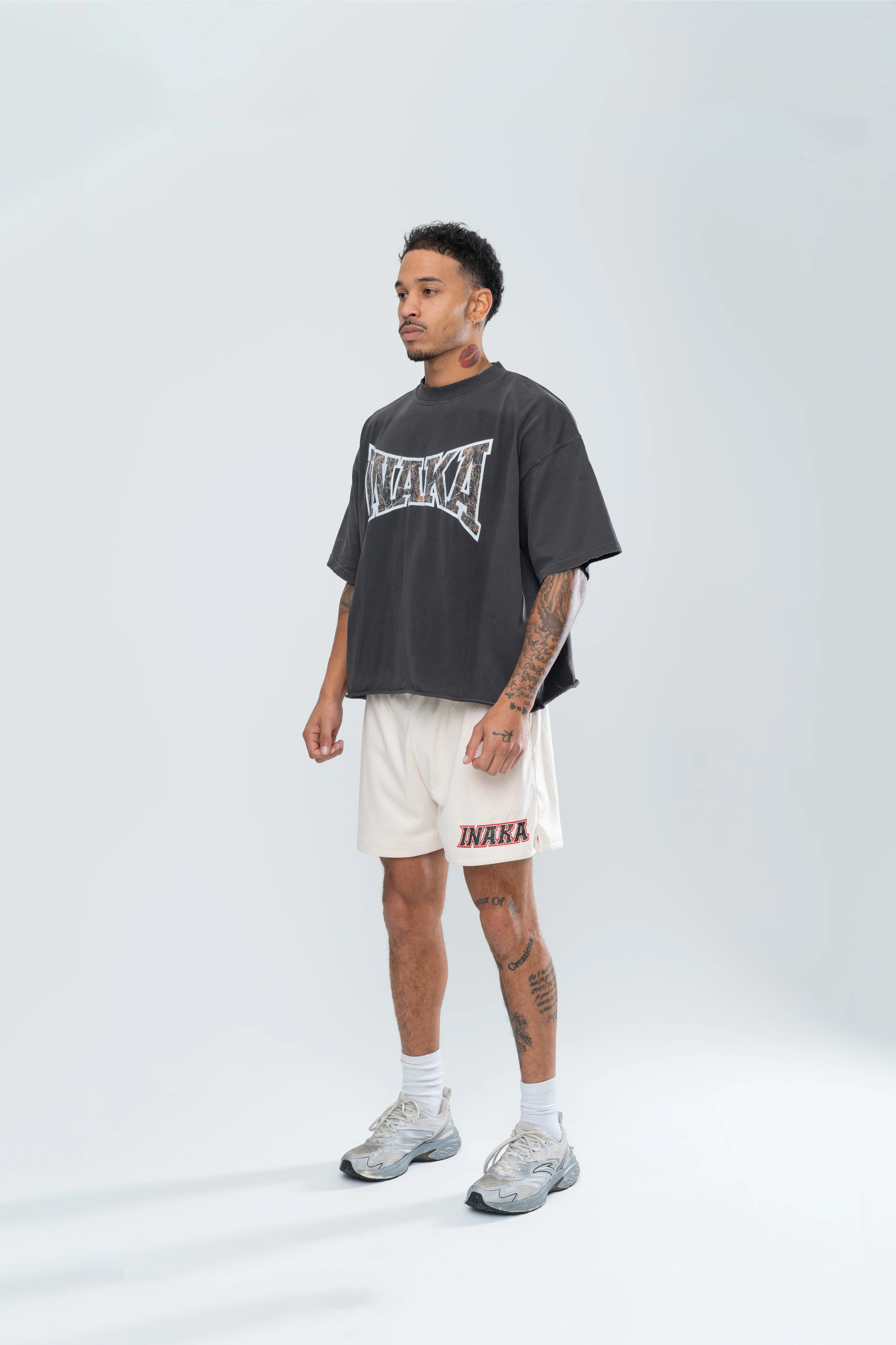 POWER SPORT MESH SHORTS - CREAM/CAMO - Image 3