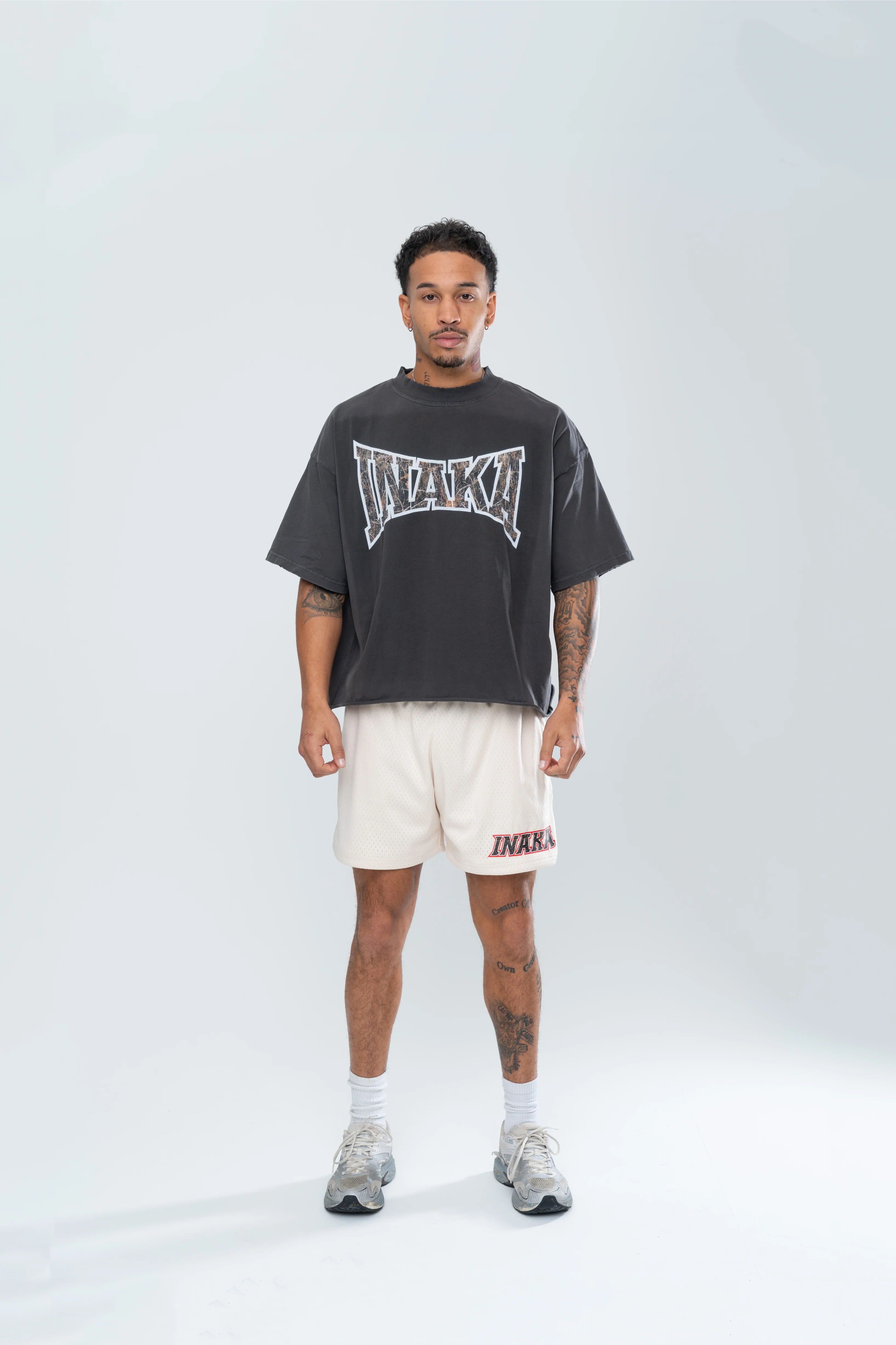 POWER SPORT MESH SHORTS - CREAM/CAMO - Image 4