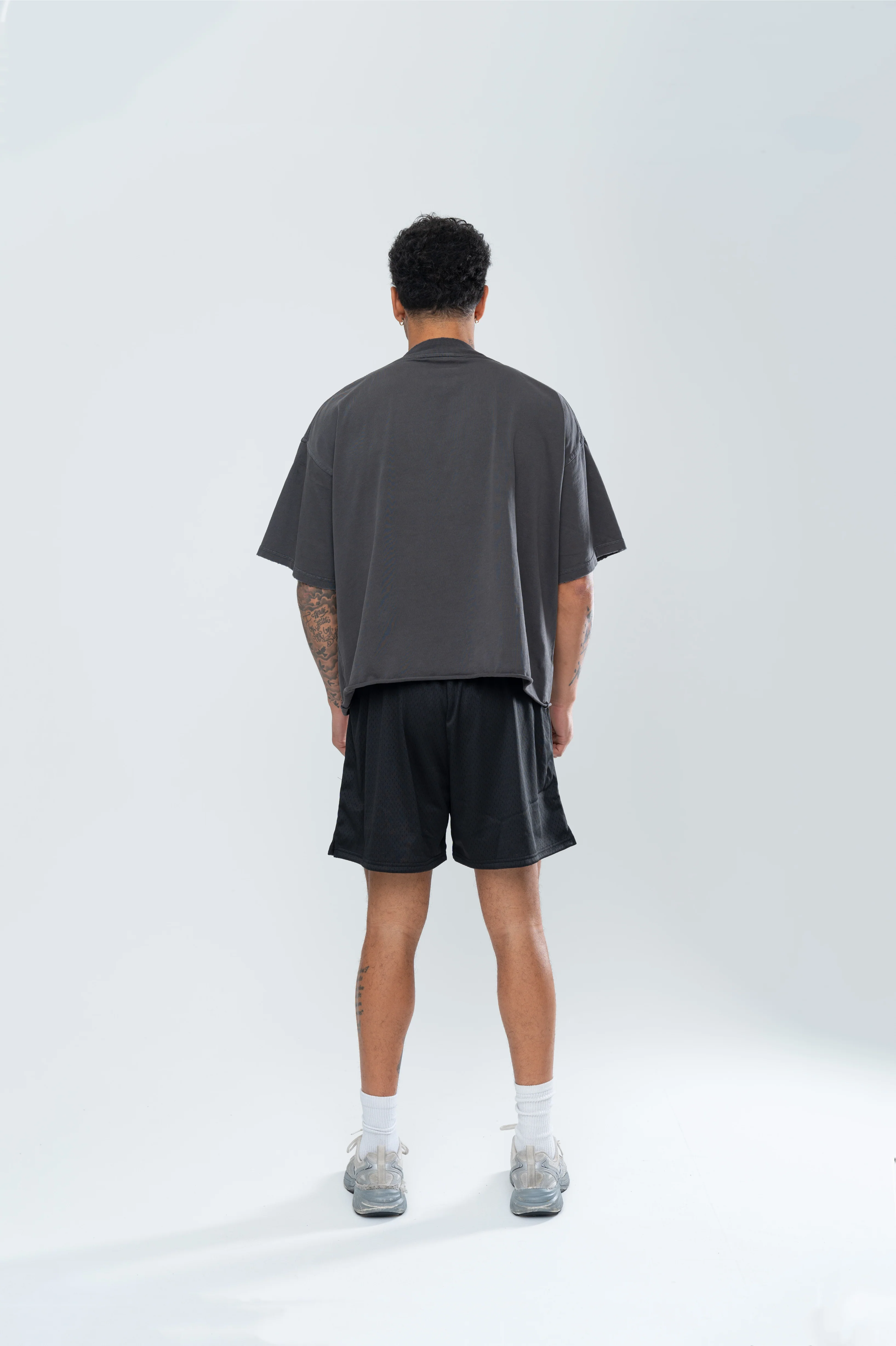 POWERSHOT MESH SHORTS - BLACK/CAMO - Image 6