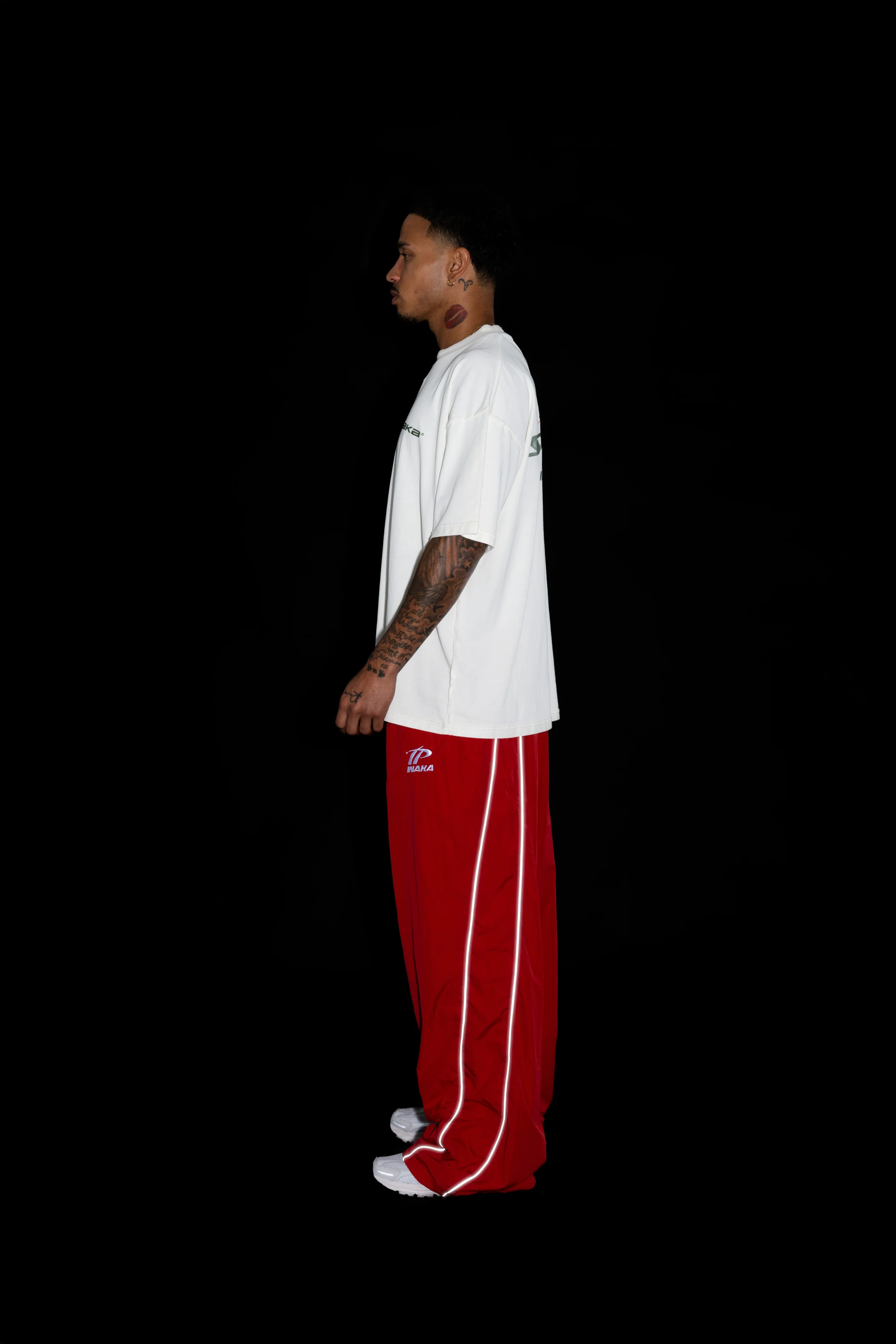 SPORTSWEAR BAGGY TRACK PANTS - RED - Image 15