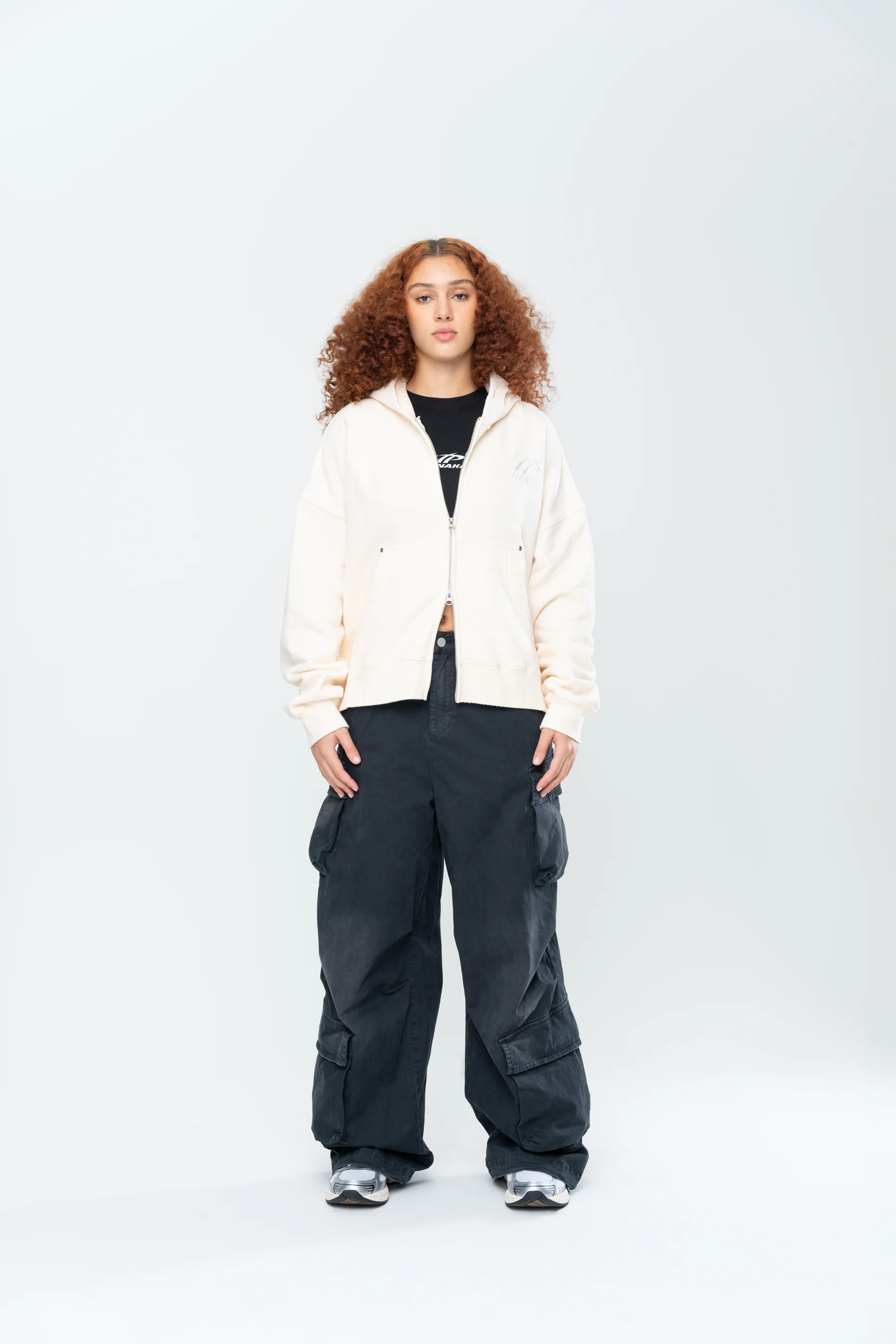 SPORTSWEAR DOUBLE ZIP HOODIE - BEIGE - Image 15
