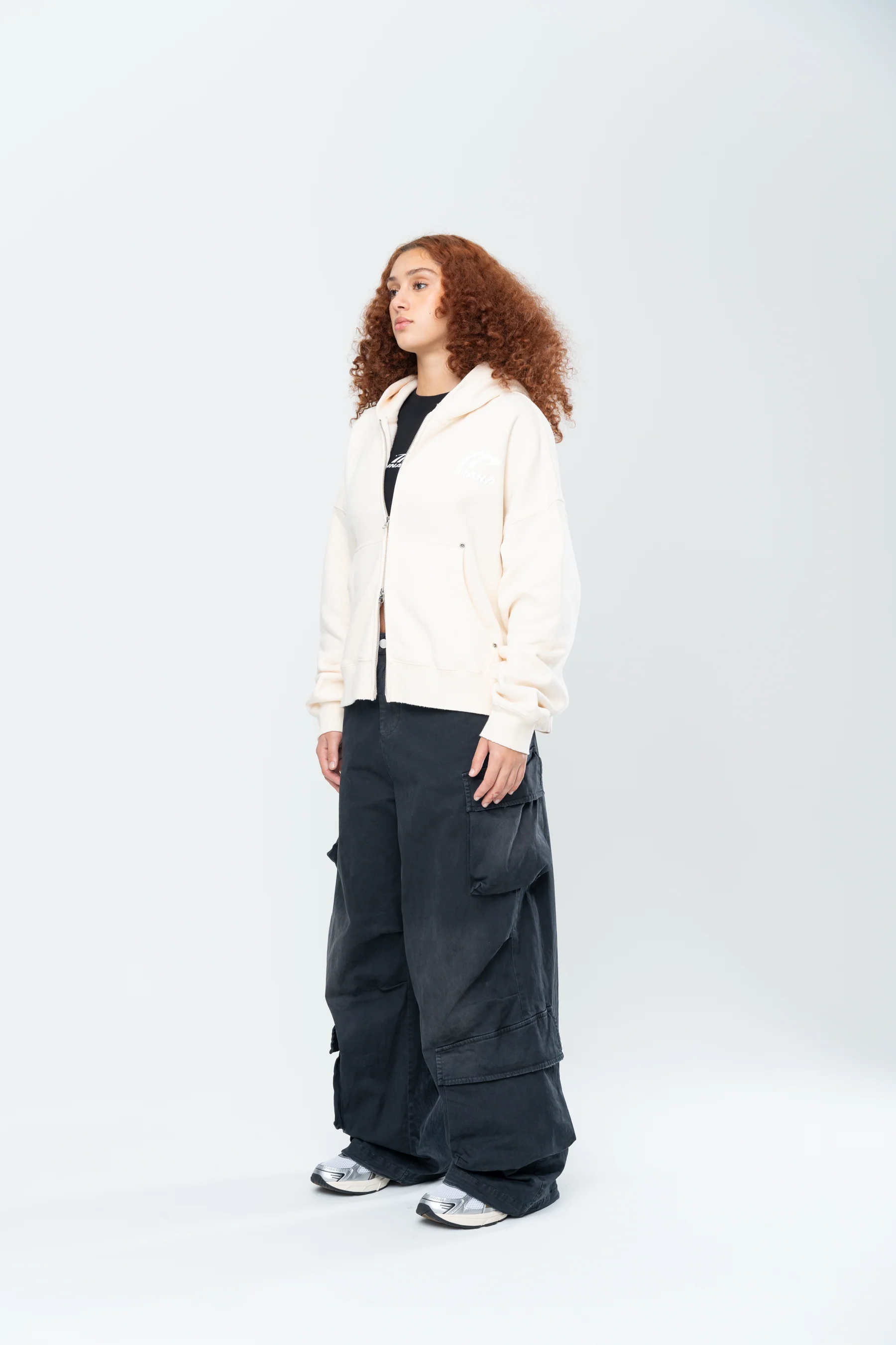 SPORTSWEAR DOUBLE ZIP HOODIE - BEIGE - Image 17