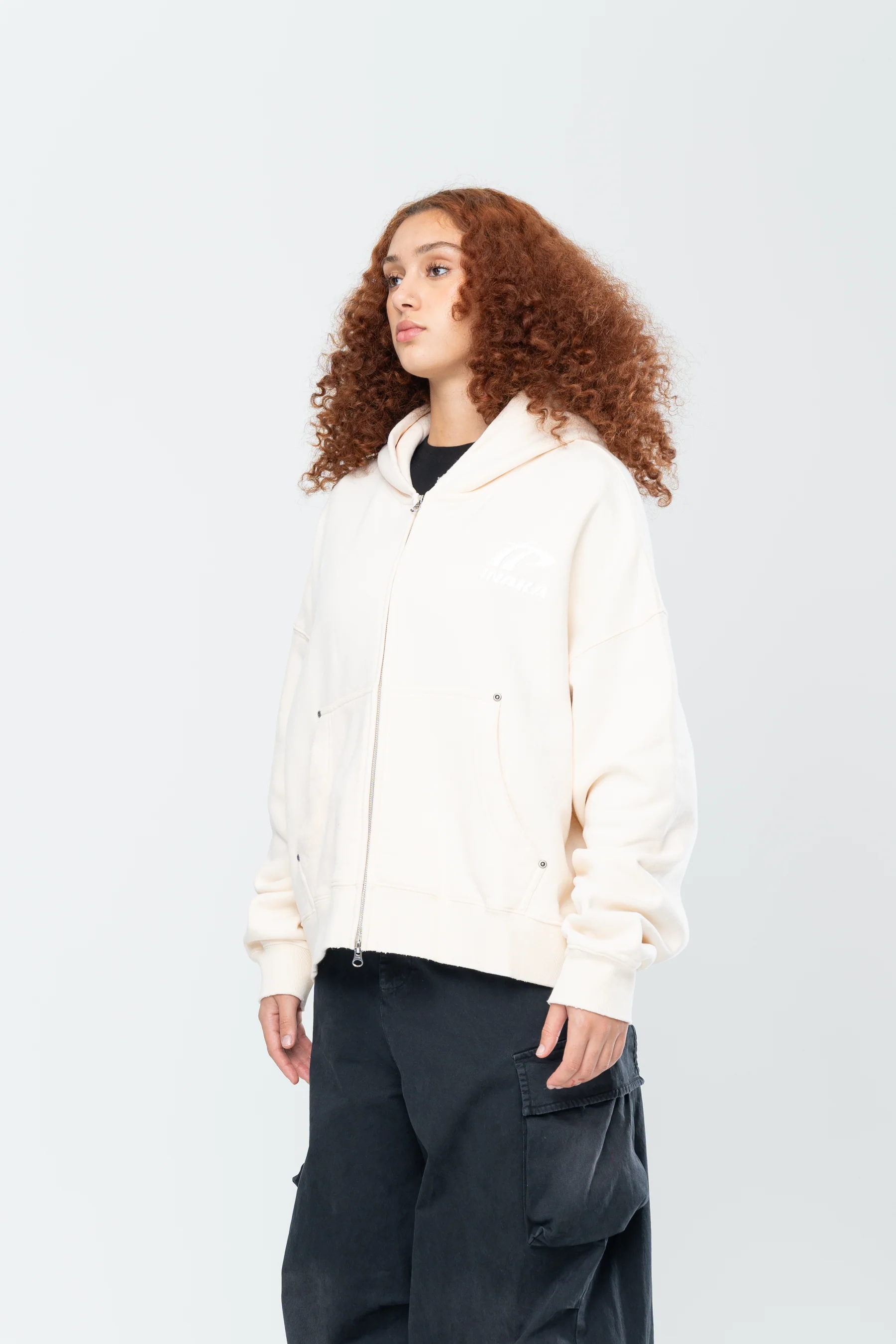 SPORTSWEAR DOUBLE ZIP HOODIE - BEIGE - Image 20