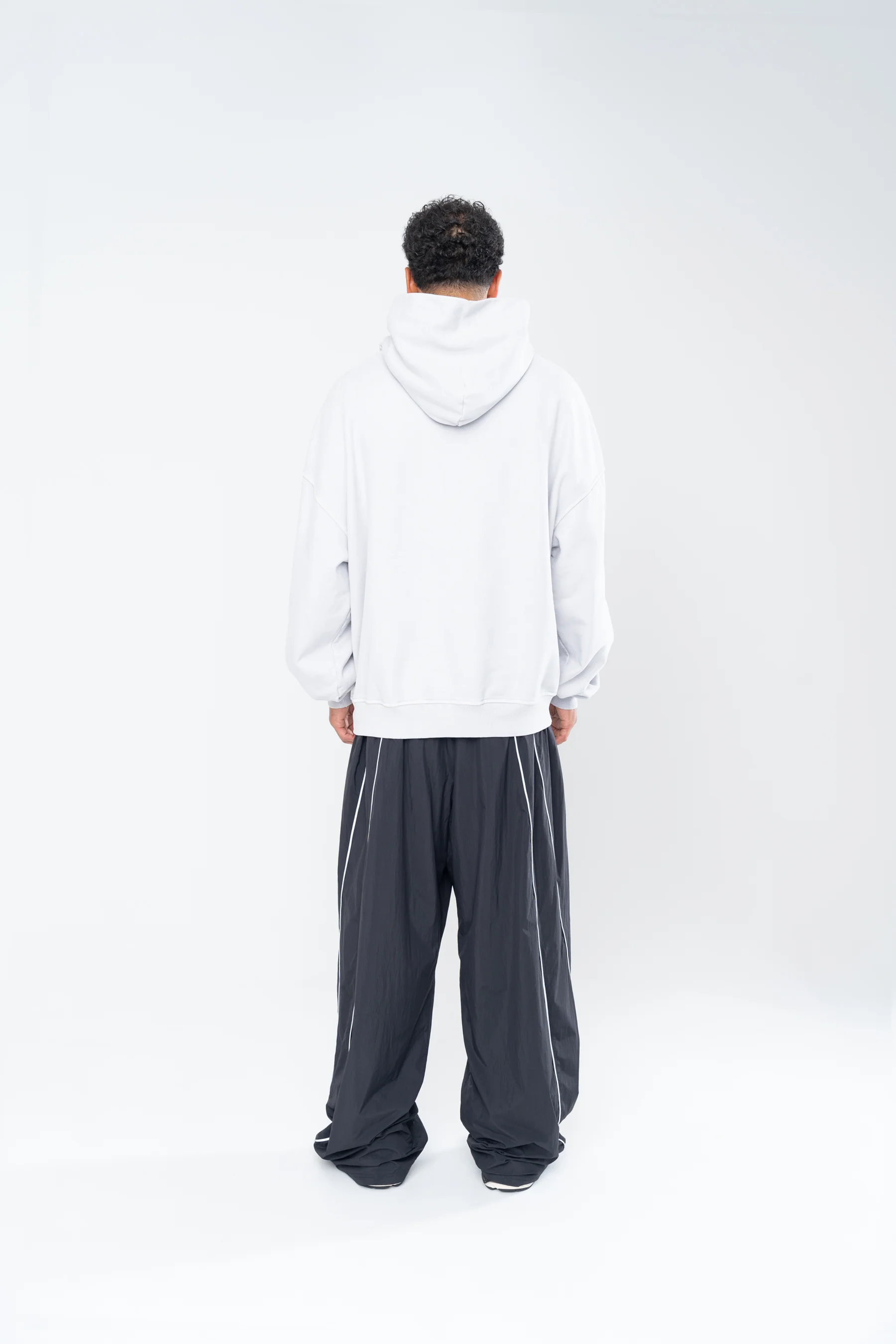 SPORTSWEAR DISTRESSED HOODIE - GRAY - Image 6