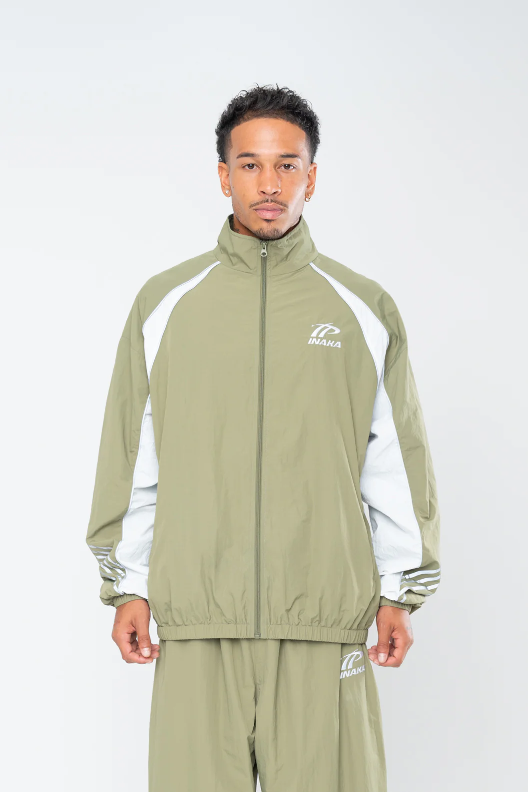SPORTSWEAR TRACK JACKET - BURNT OLIVE - Image 3