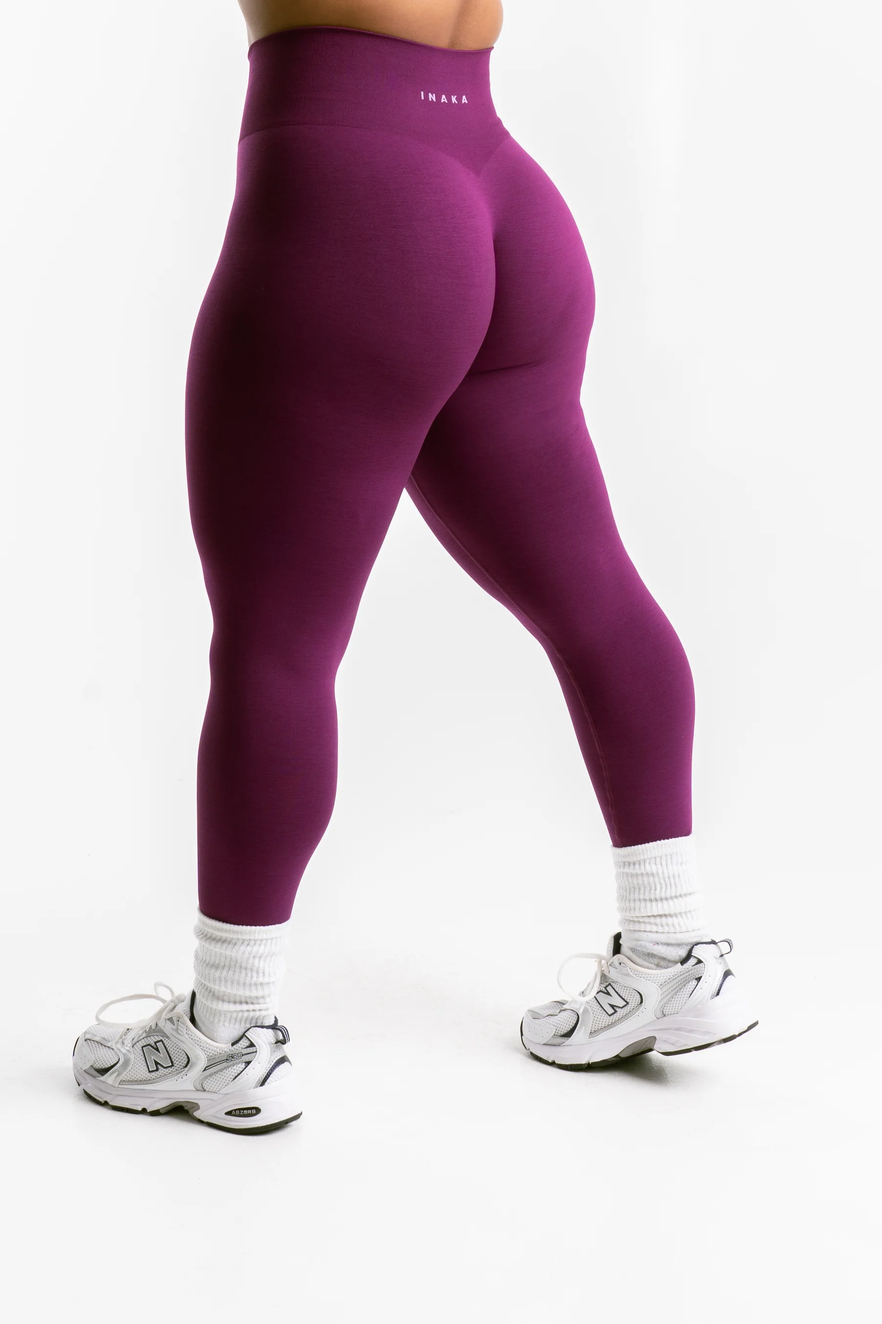 STELLA LEGGINGS - PLUM - Image 4